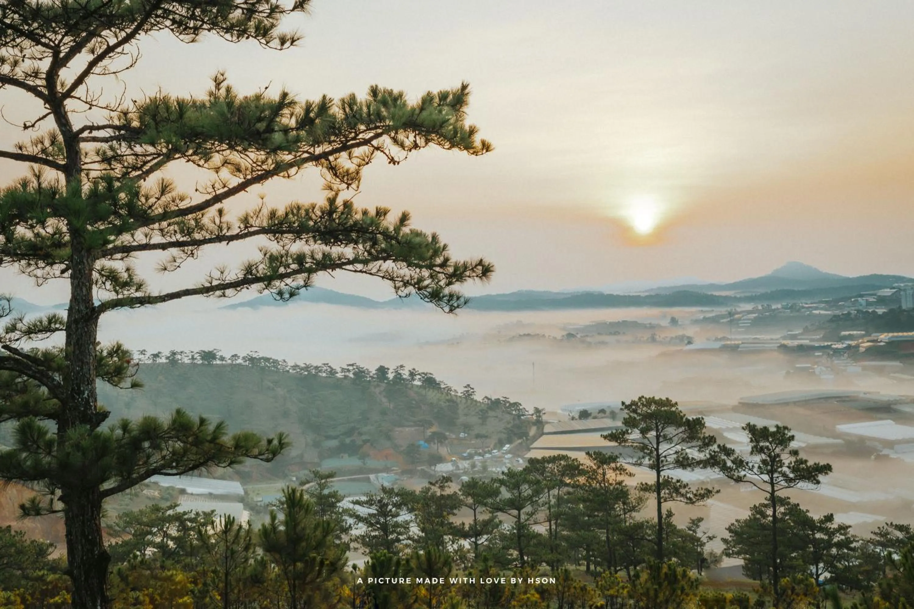 Natural landscape in Hoang Long Hotel Da Lat City
