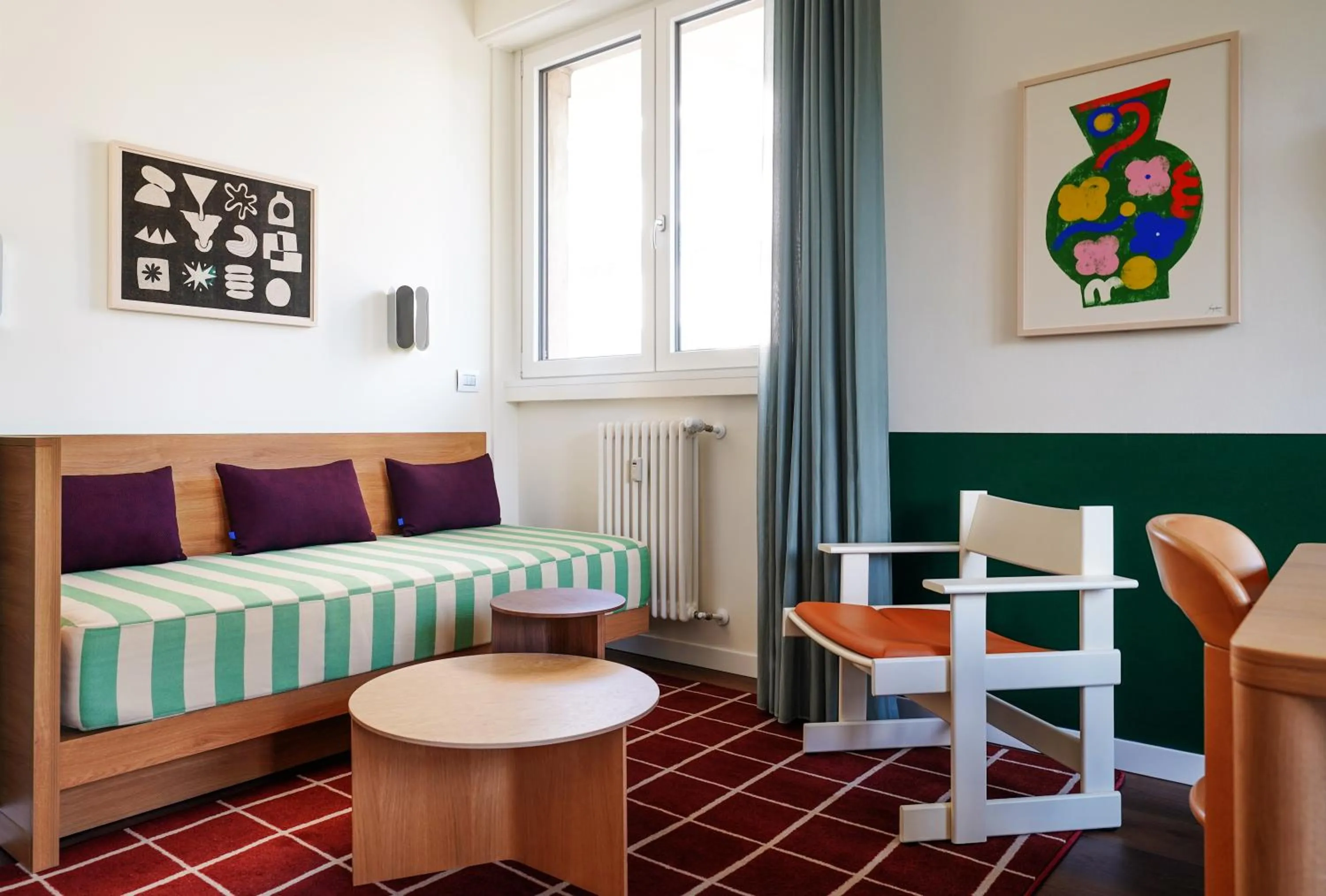 Living room in Numa Milan Sempione