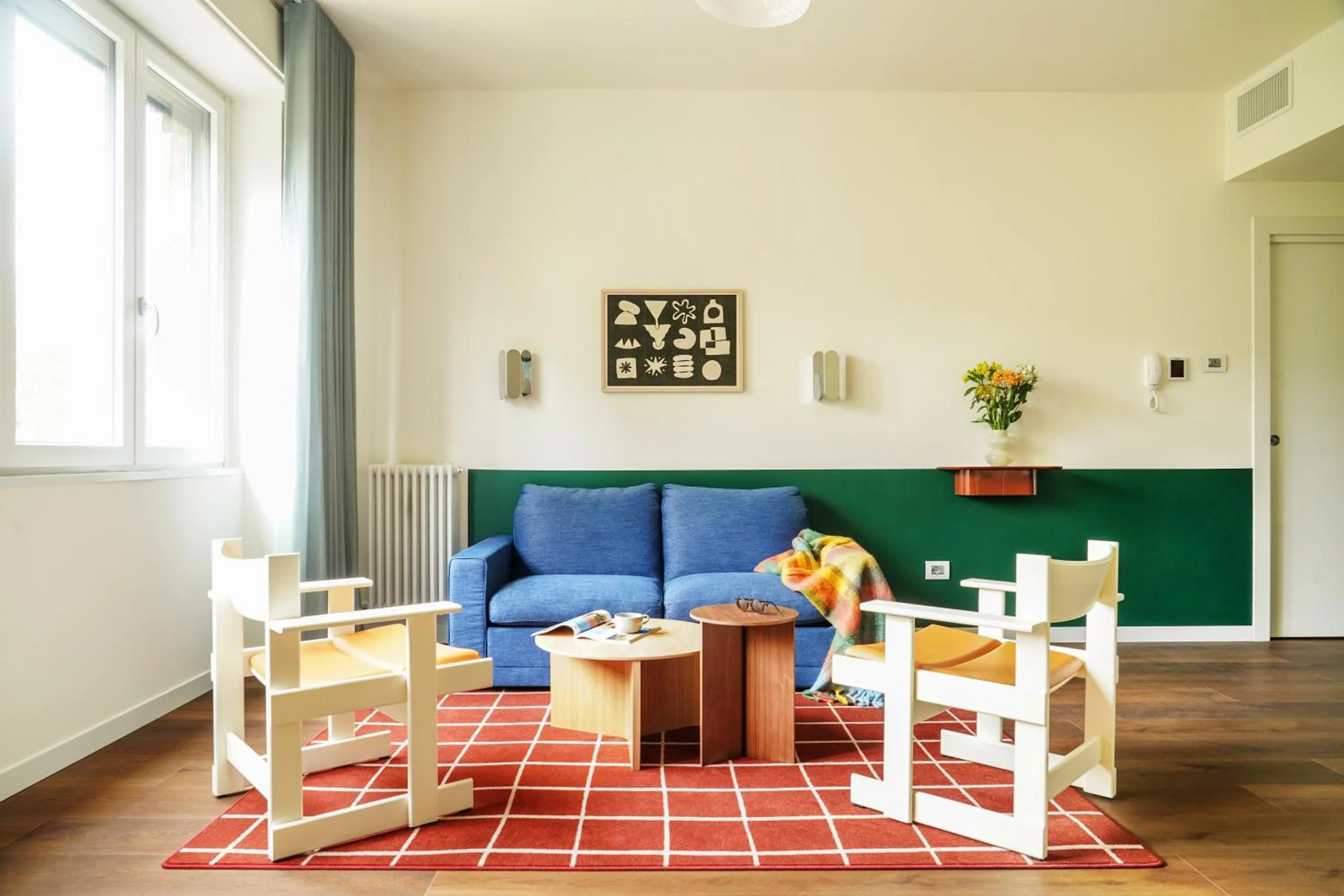 Living room in Numa Milan Sempione