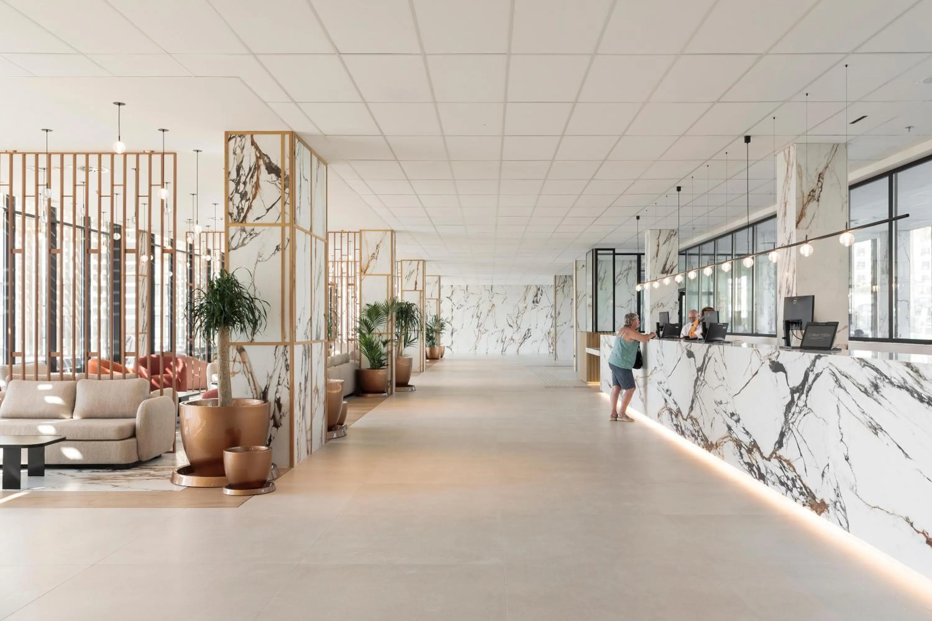 Lobby or reception in Hotel Best Triton