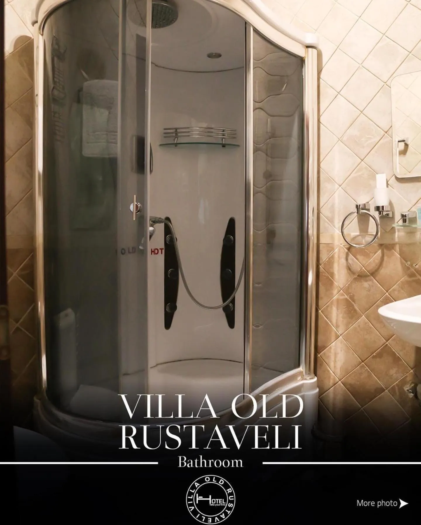 Shower in Hotel Old Rustaveli