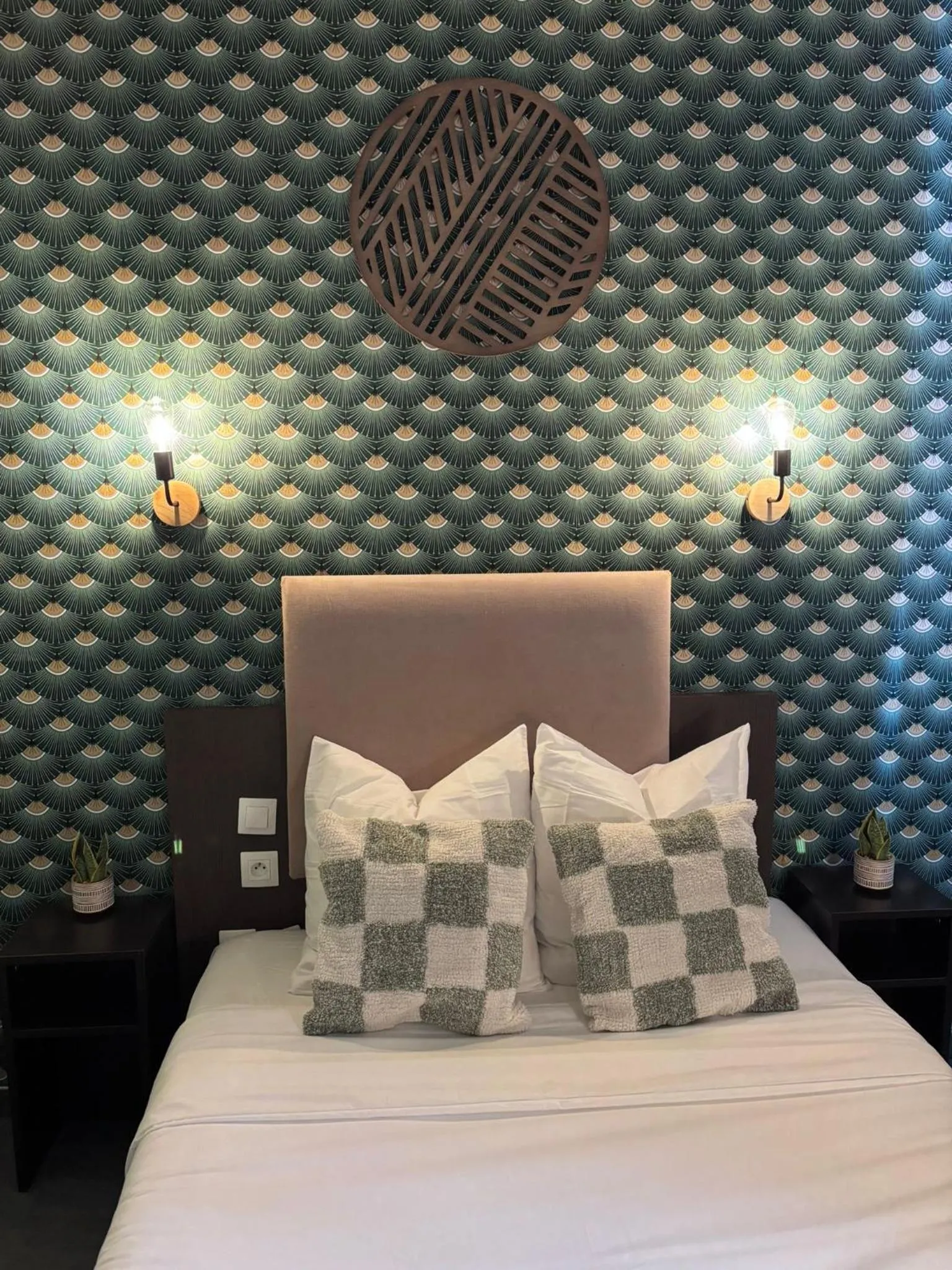 Bed in Hôtel Astrid