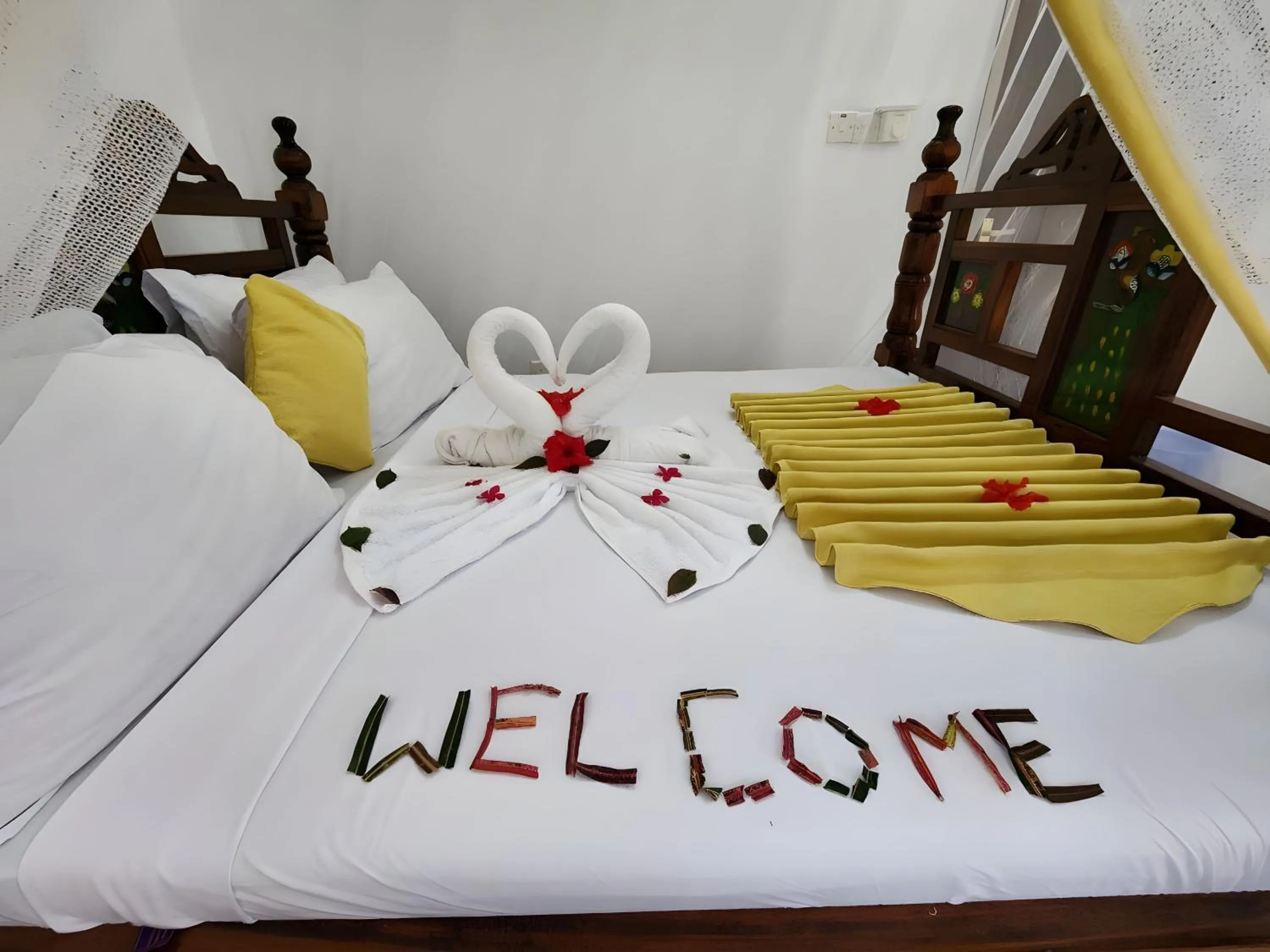 Bed in Seagull Nungwi Resort