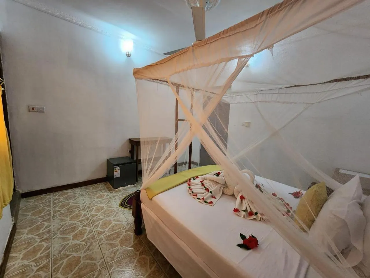 Bed in Seagull Nungwi Resort