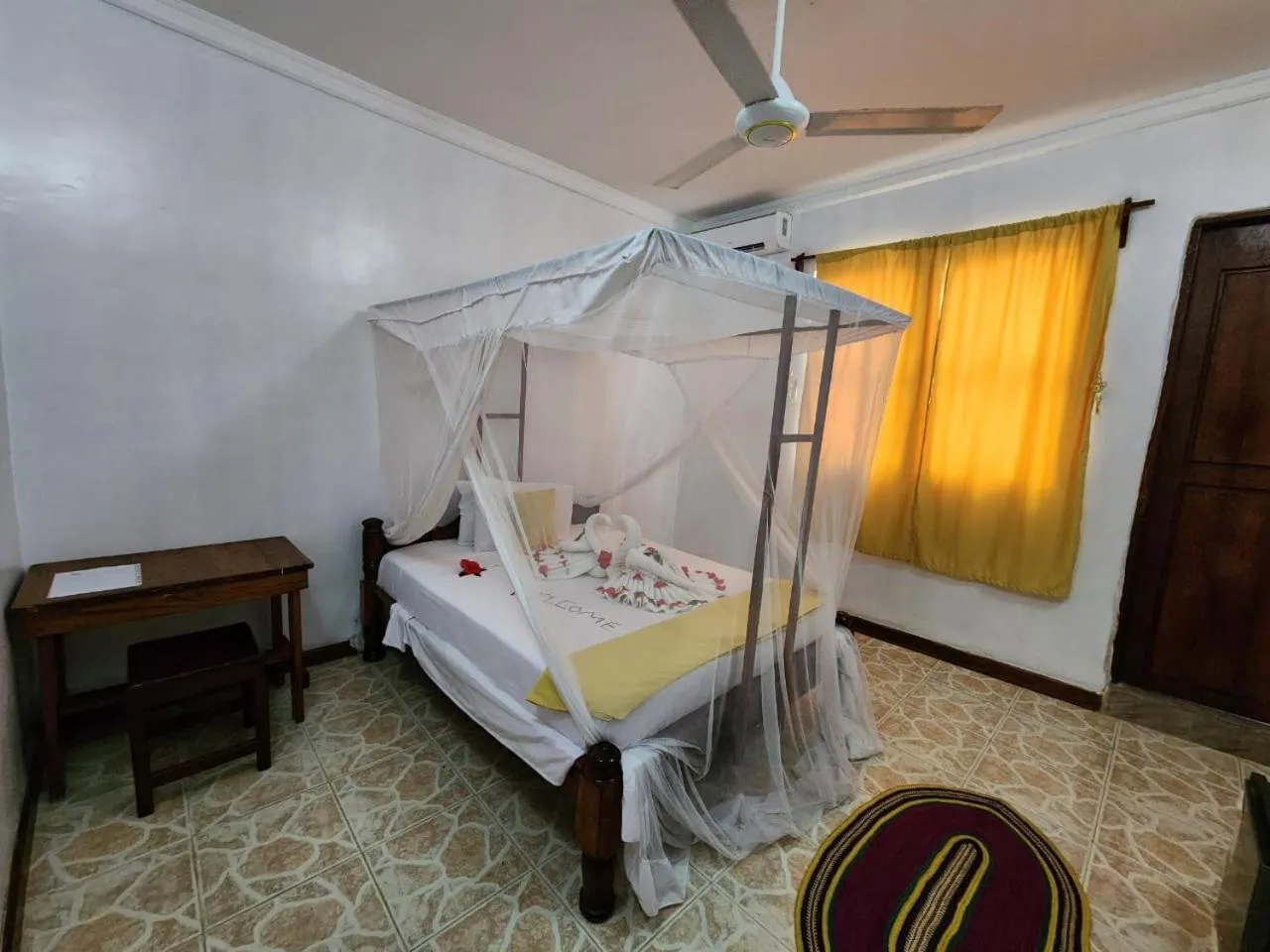 Bed in Seagull Nungwi Resort