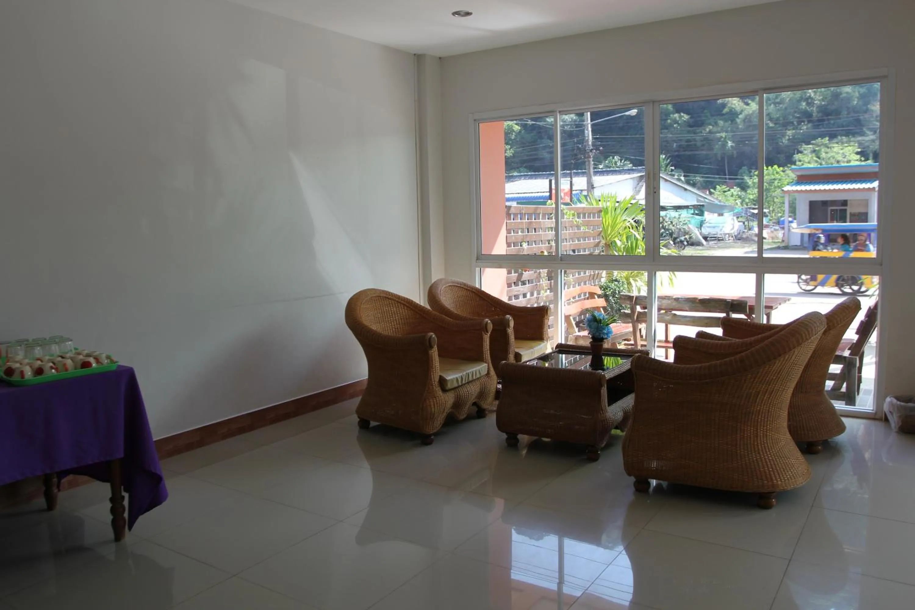 Dining area in N.D.Hotel