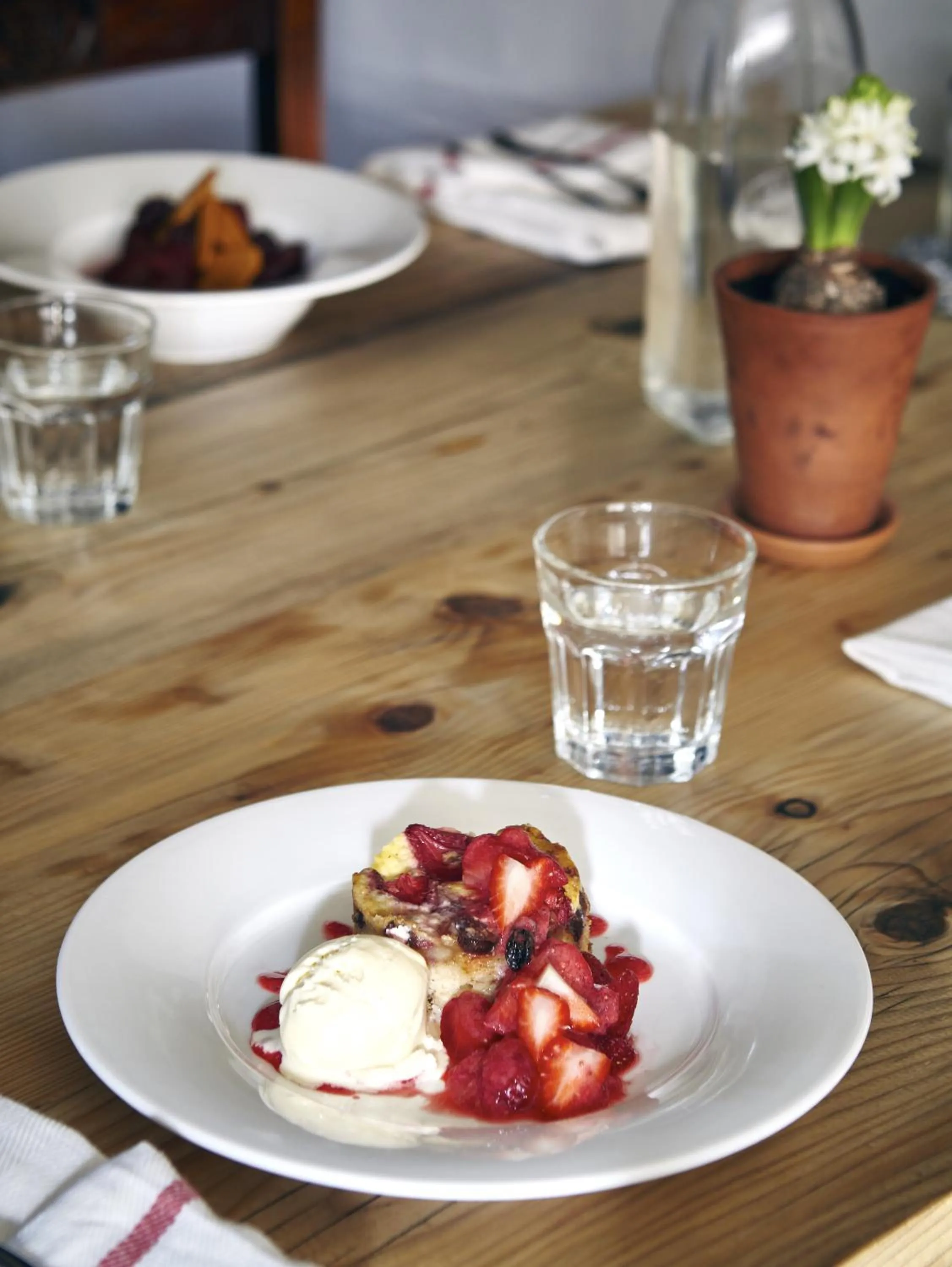 Food close-up in Sign of the Angel