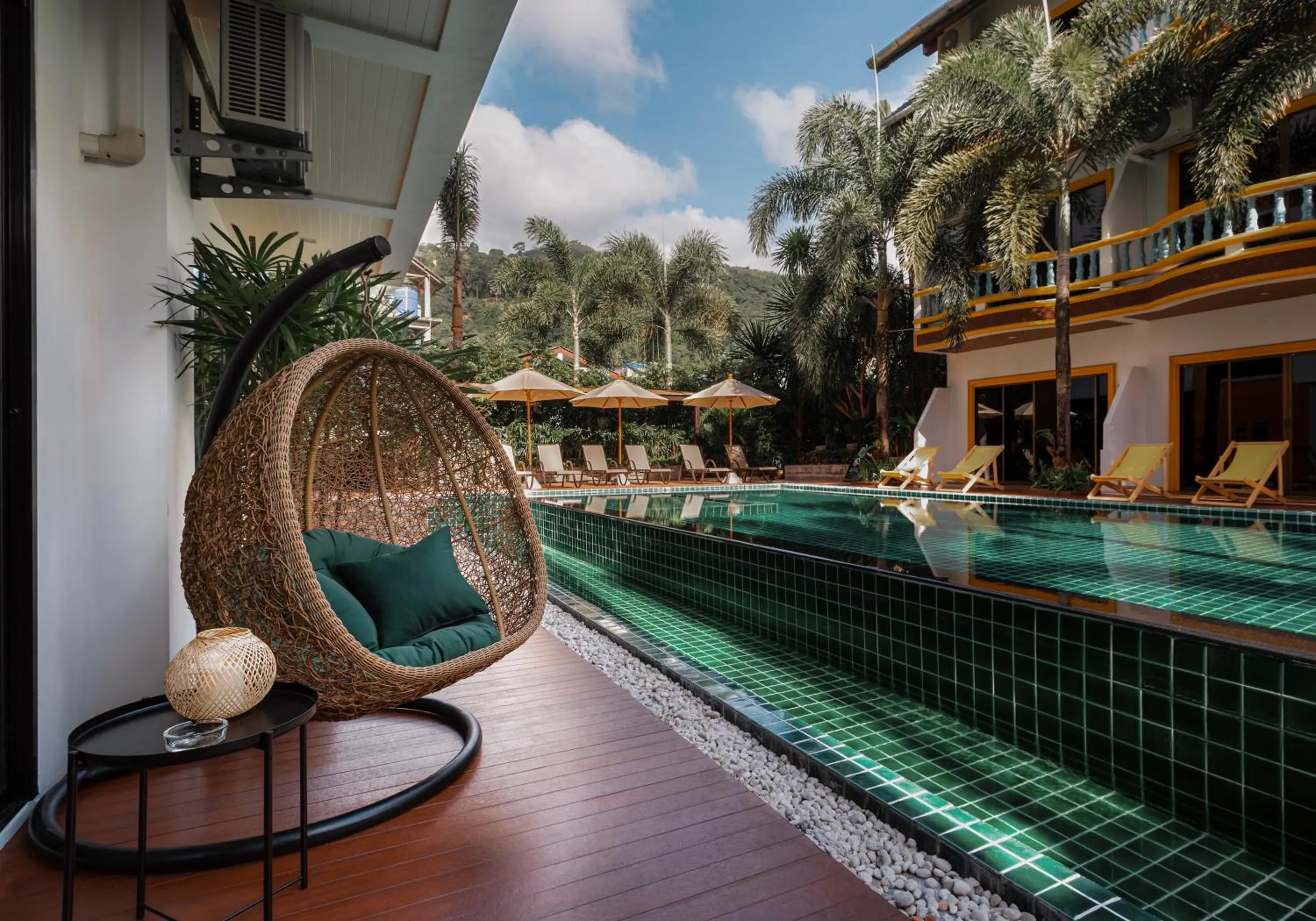 Swimming pool in Buasri Boutique Patong