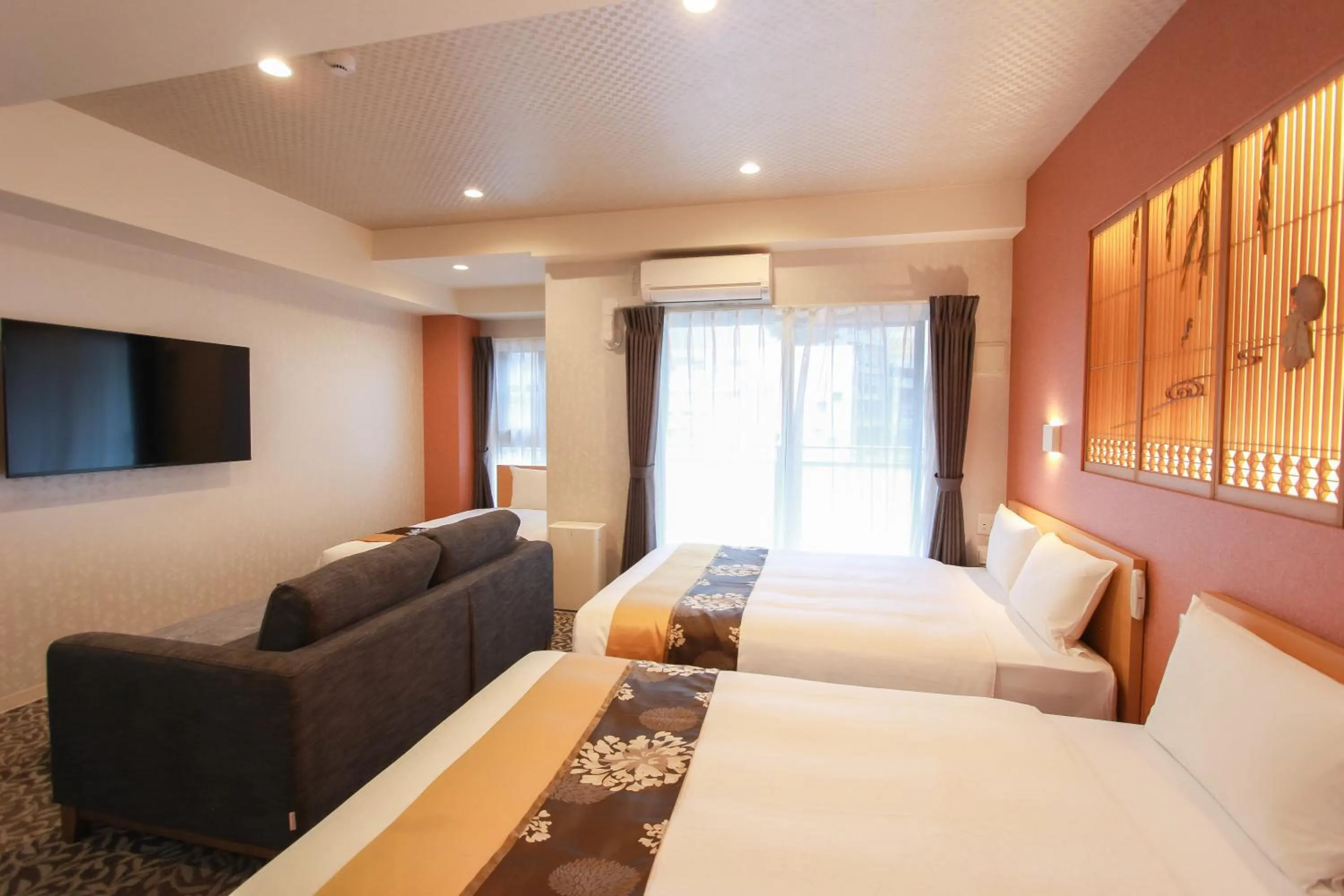 Bed in Grand Prime HAKATA HOTEL