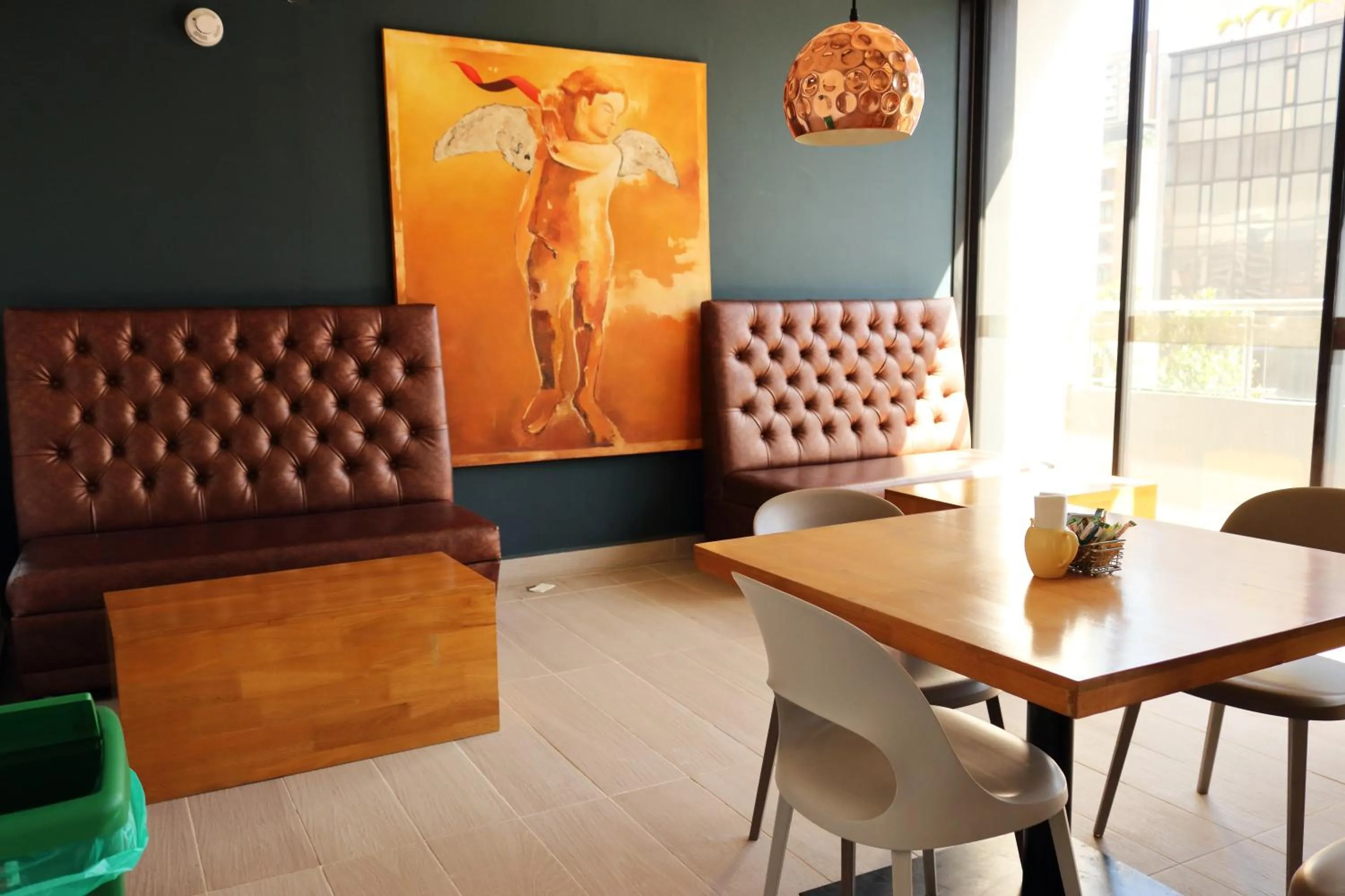 Dining area in Hotel Loup