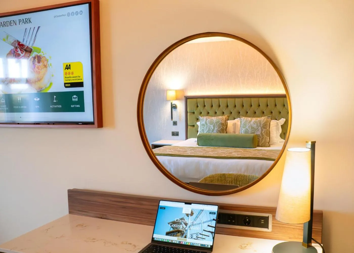 Bedroom, Bed in Carden Park Hotel, Golf Resort and Spa