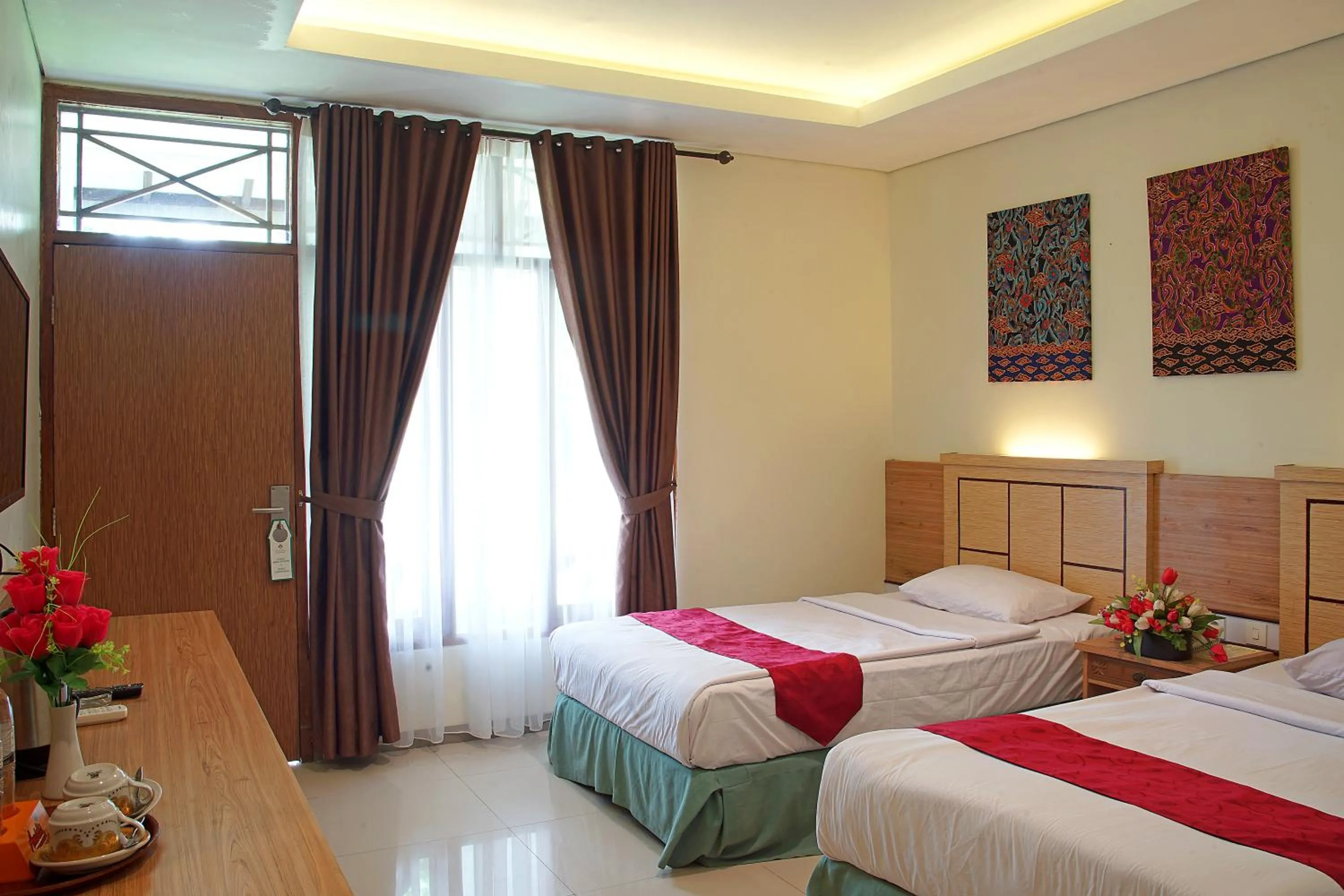 Bed in Resort Prima Sangkanhurip