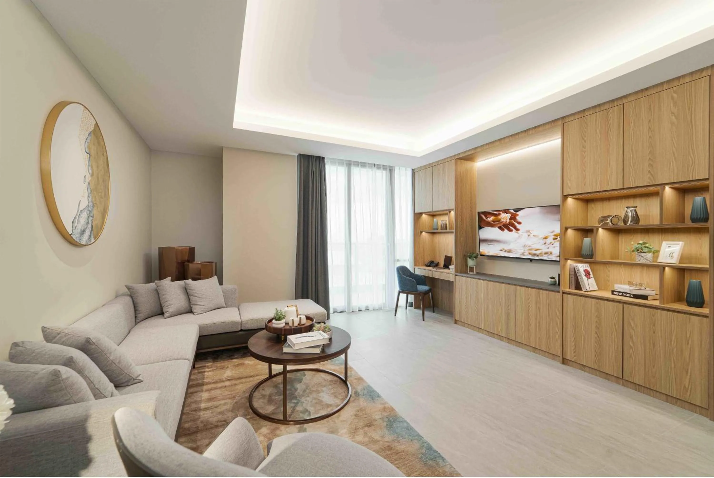 Living room in Oakwood Hotel & Apartments Grand Batam