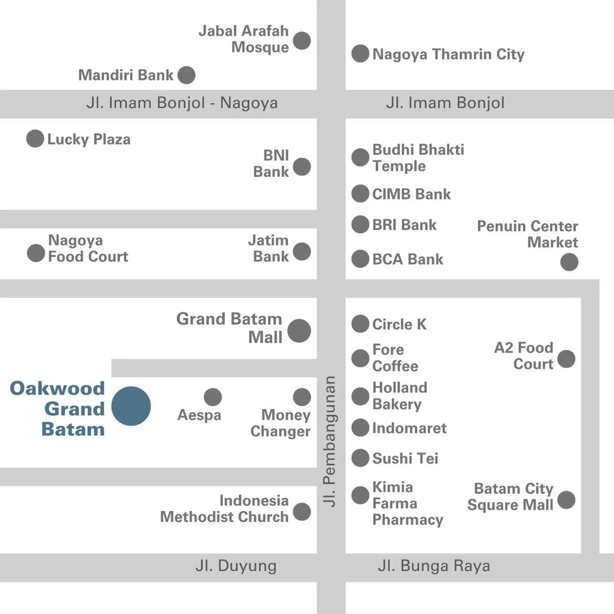 Executive Room in Oakwood Hotel & Apartments Grand Batam Executive Room in Oakwood Hotel & Apartments Grand Batam