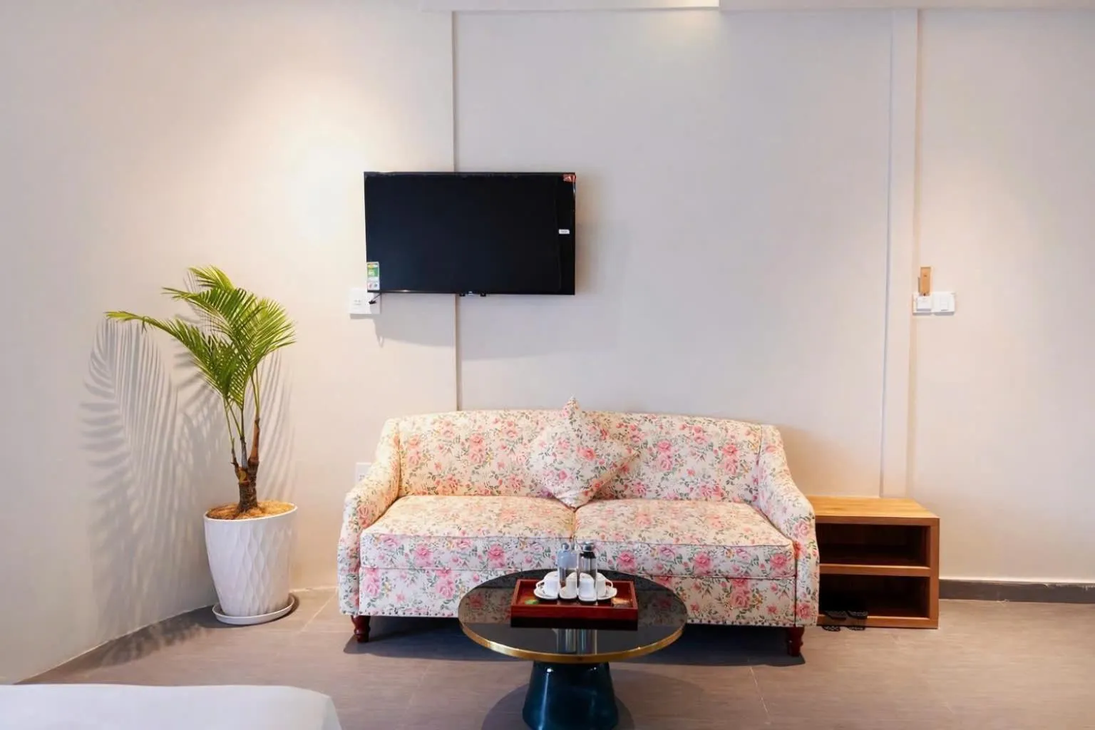 Seating area, Bed in The Manor Villas Da Lat