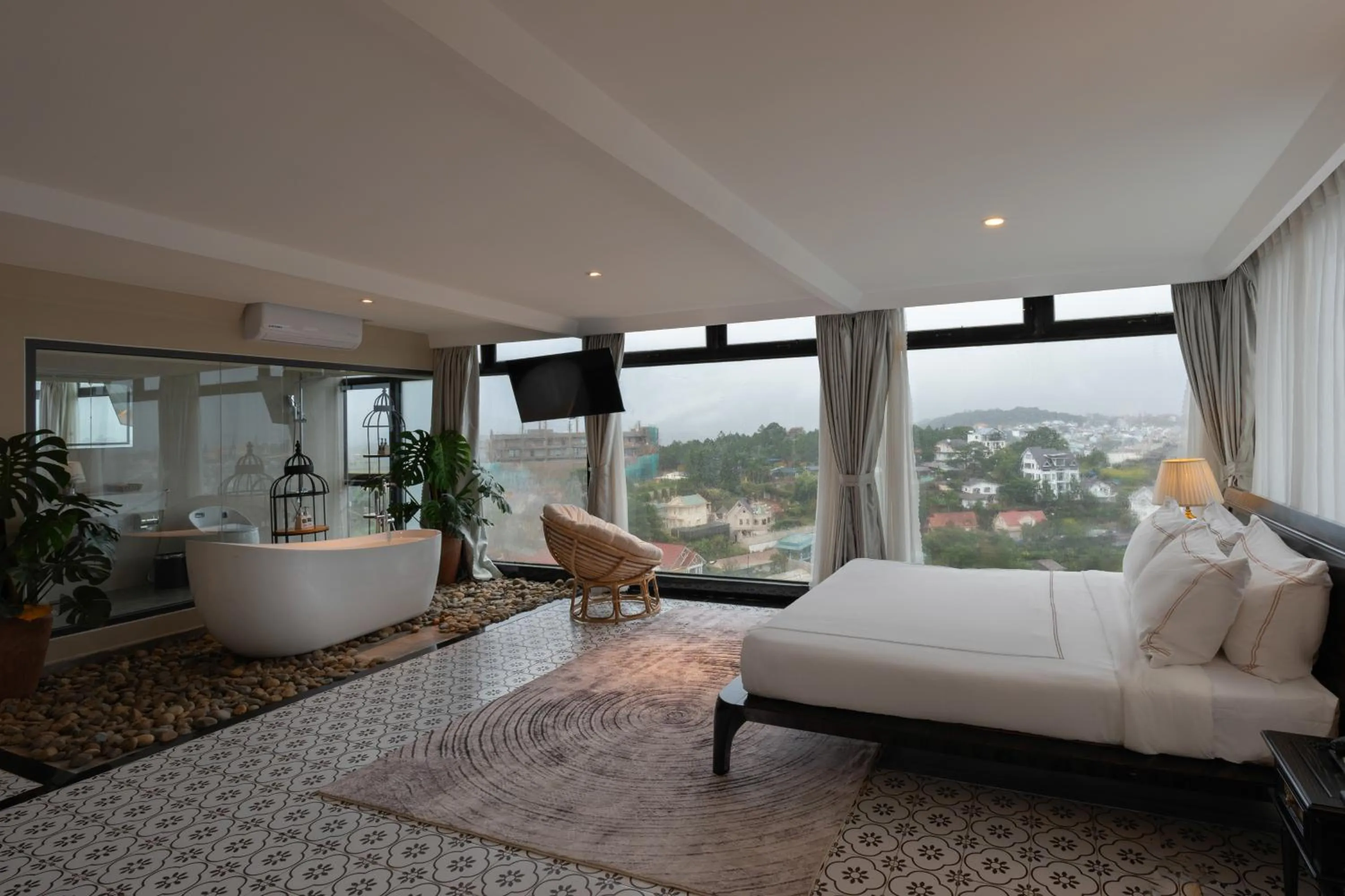 View (from property/room), Bed in The Manor Villas Da Lat