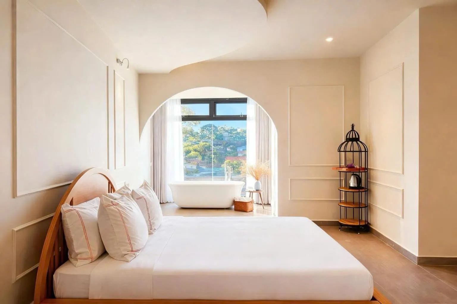 Photo of the whole room, Bed in The Manor Villas Da Lat