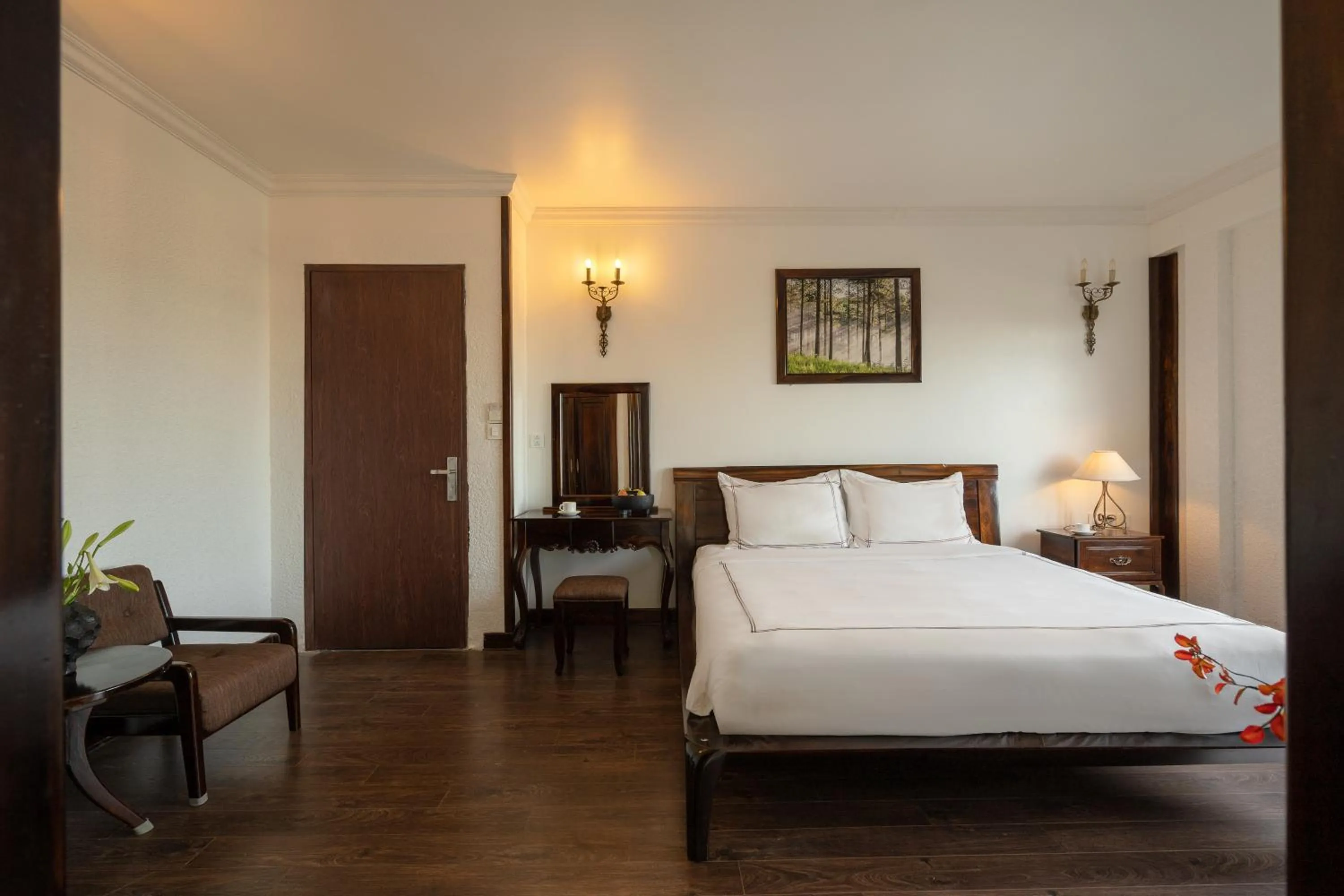 Bed in The Manor Villas Da Lat