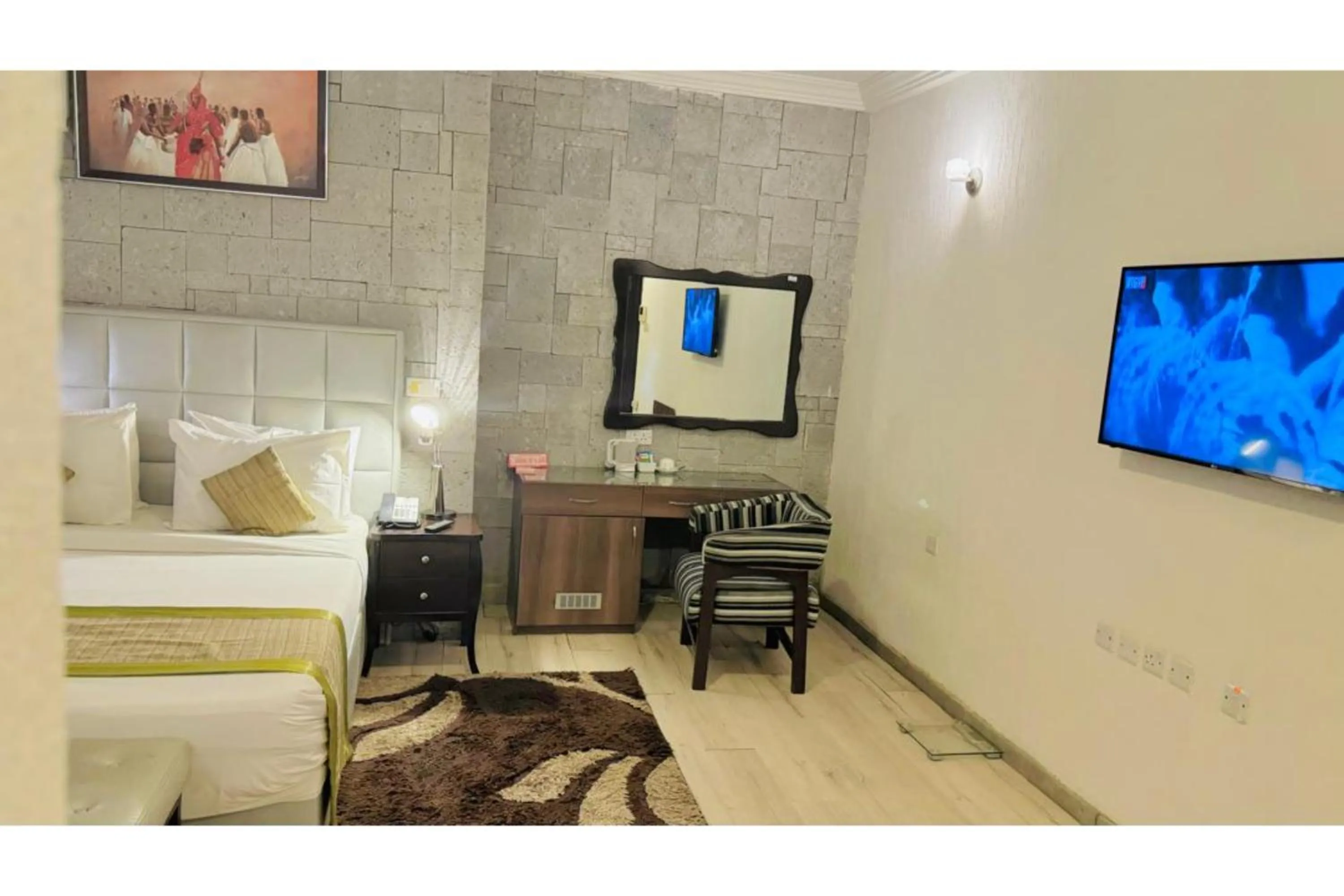 Bed in Sun Heaven Hotel & Resort Abuja