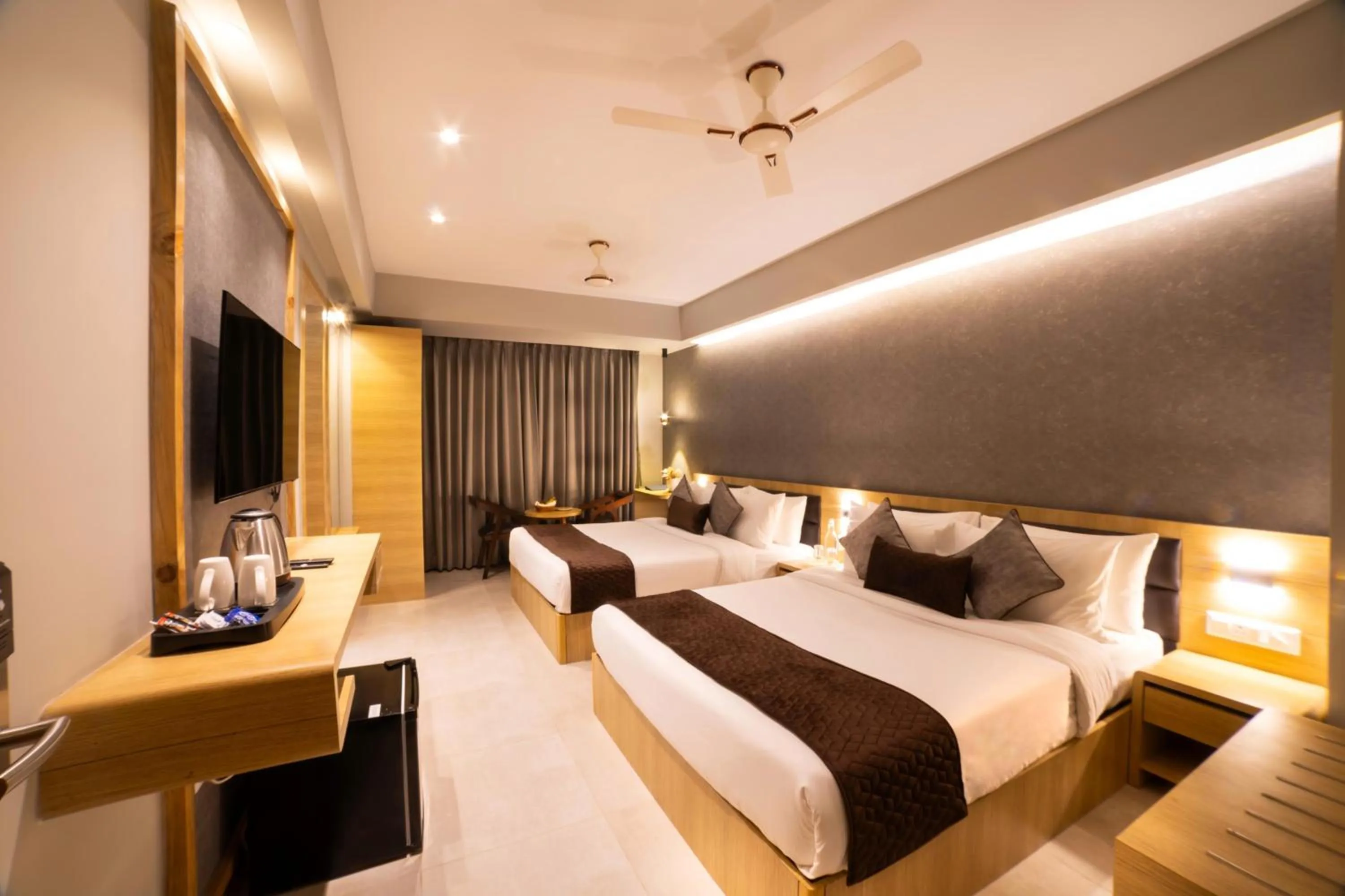 Bed in NORTHIN Hotel Kolkata Airport