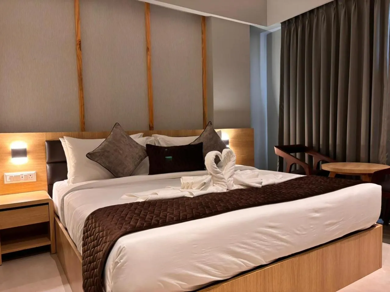 Bed in NORTHIN Hotel Kolkata Airport