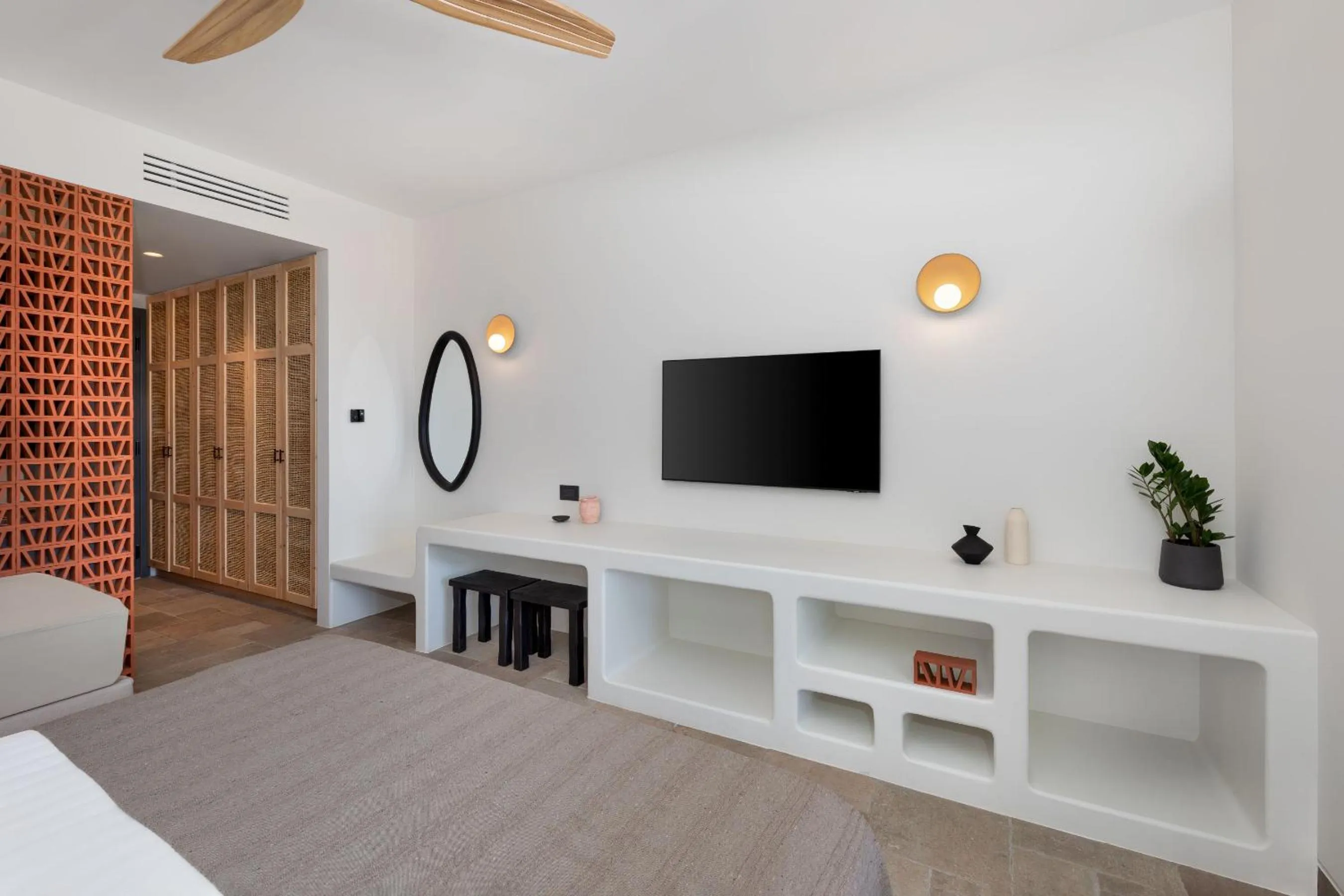 Photo of the whole room, Bed in Klοstrá