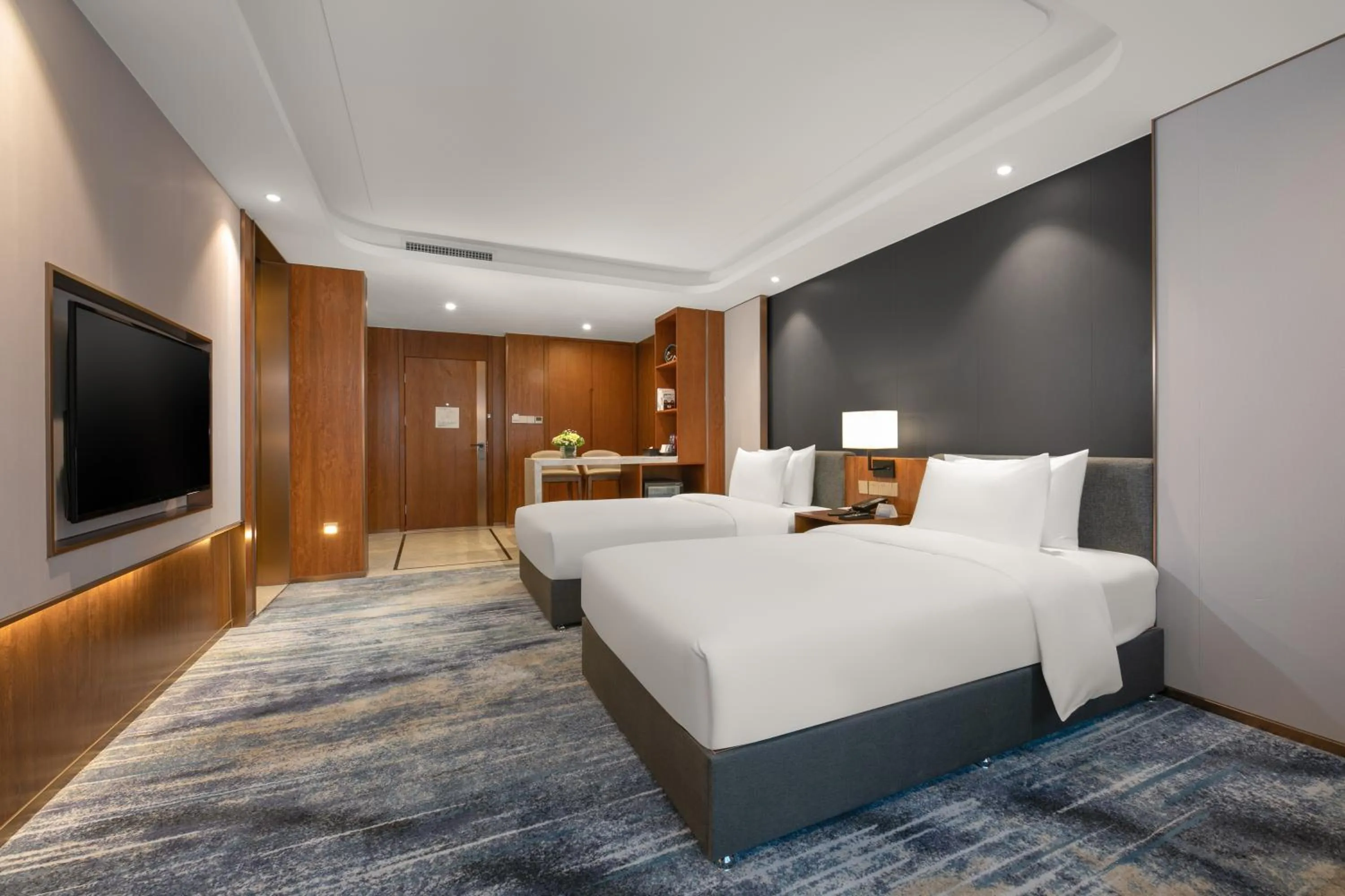 Bed in Furunde Wanda Jin Hotel