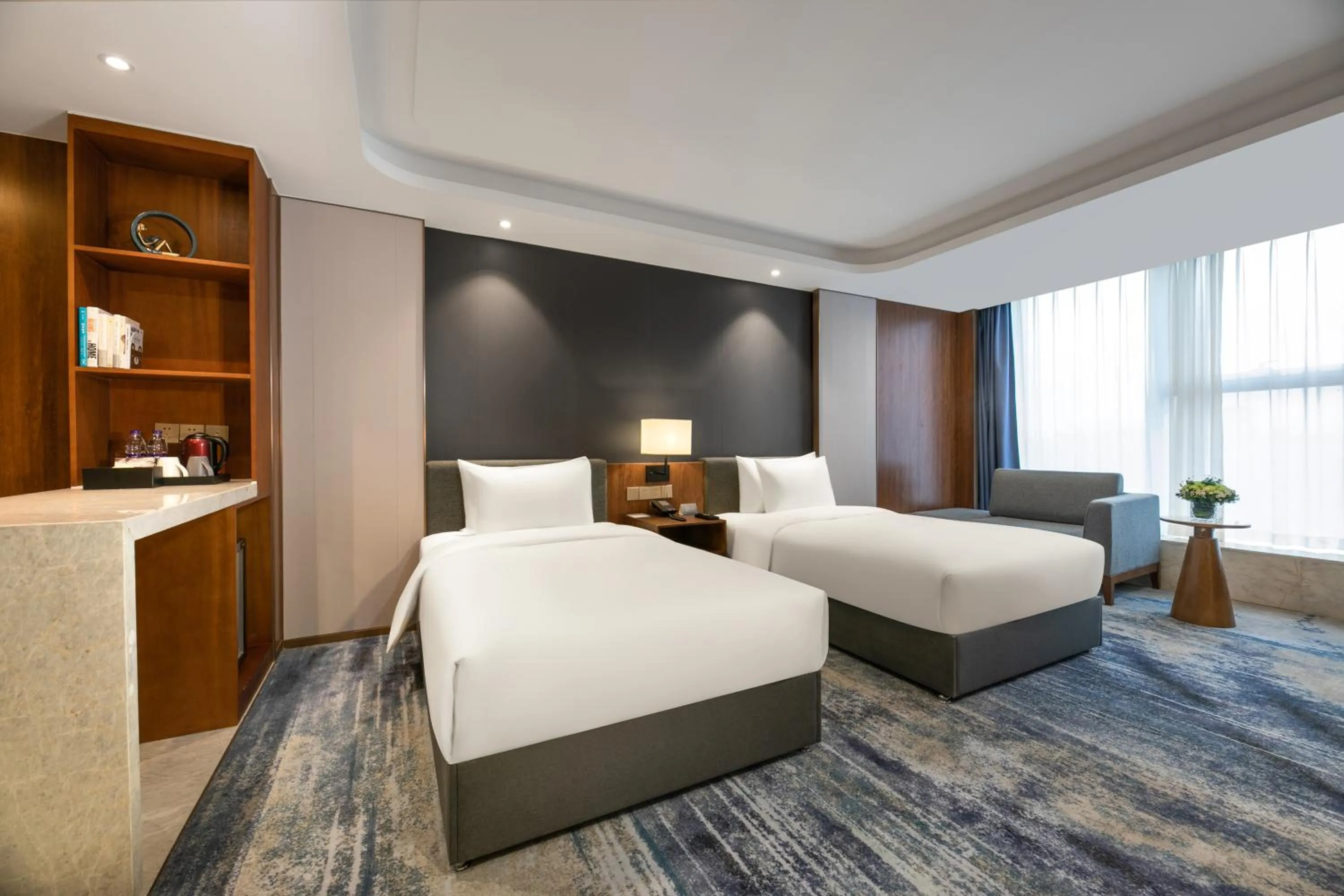 Bed in Furunde Wanda Jin Hotel