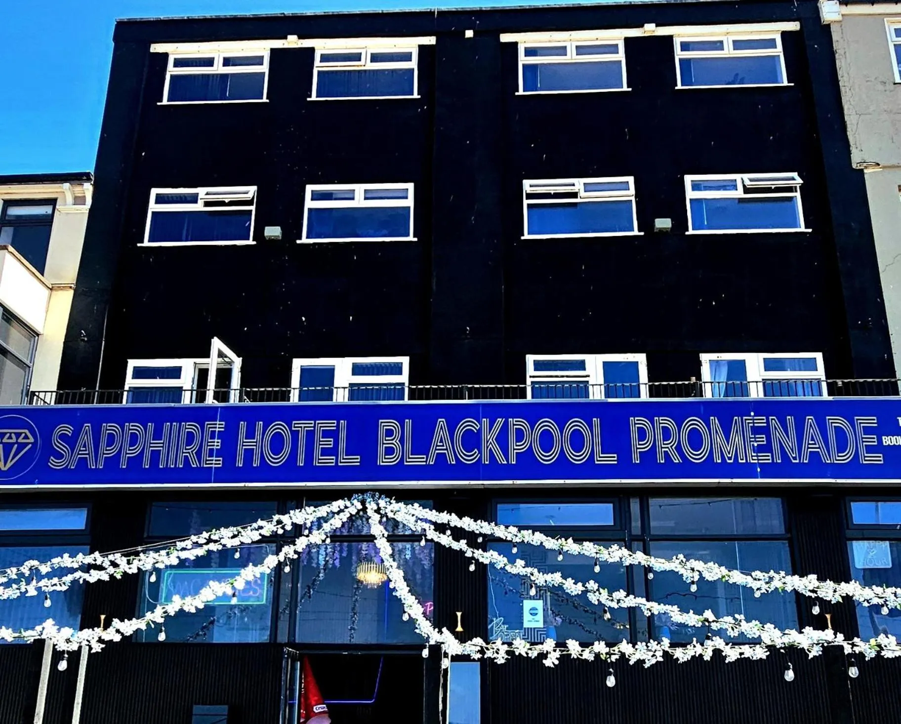 Property building in Sapphire hotel blackpool promenade
