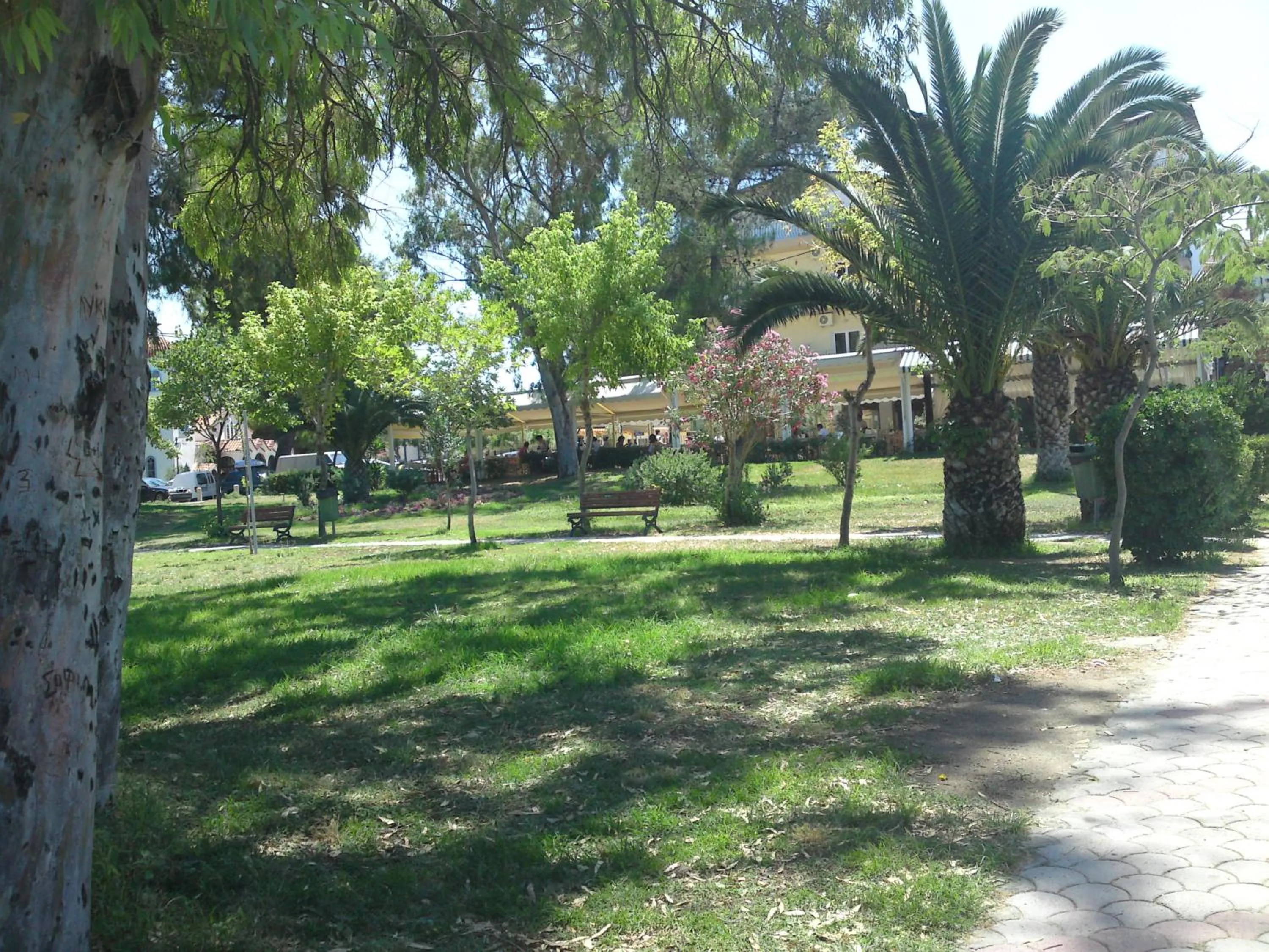 Garden in Plaza Hotel