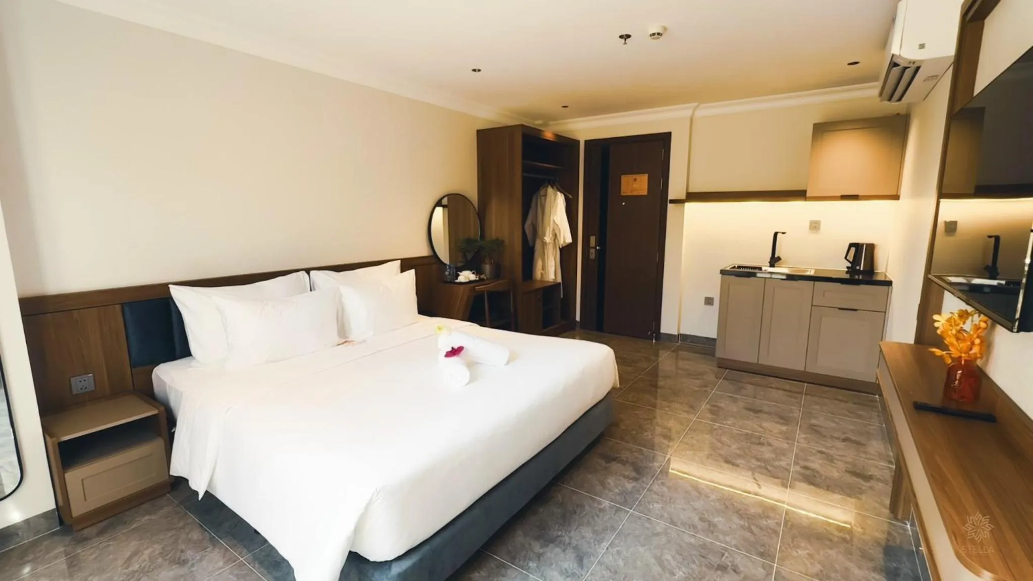 Photo of the whole room, Bed in STELLA Hotel & Apartment