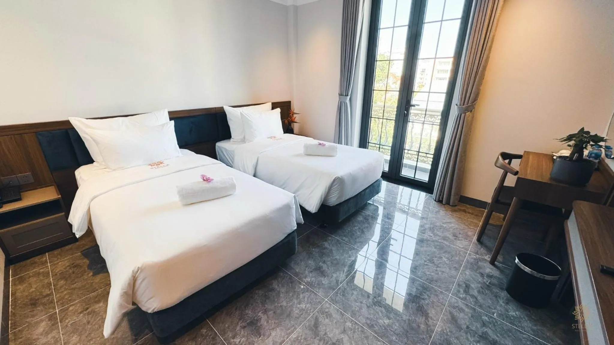 Bedroom, Bed in STELLA Hotel & Apartment