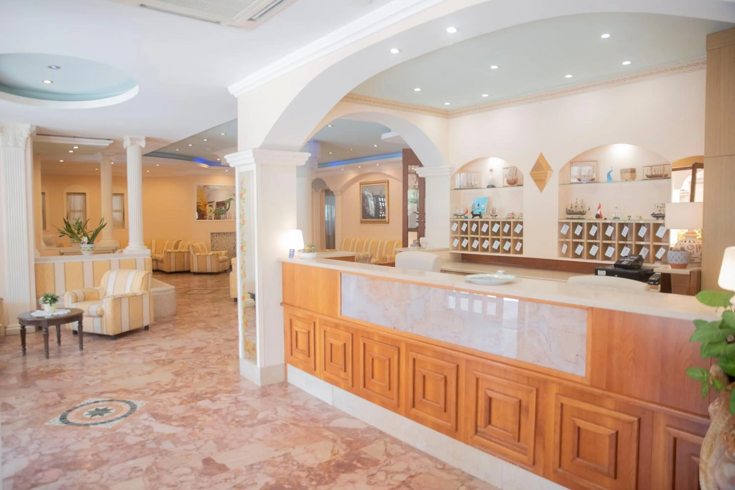 Lobby or reception in Hotel Le Tre Caravelle