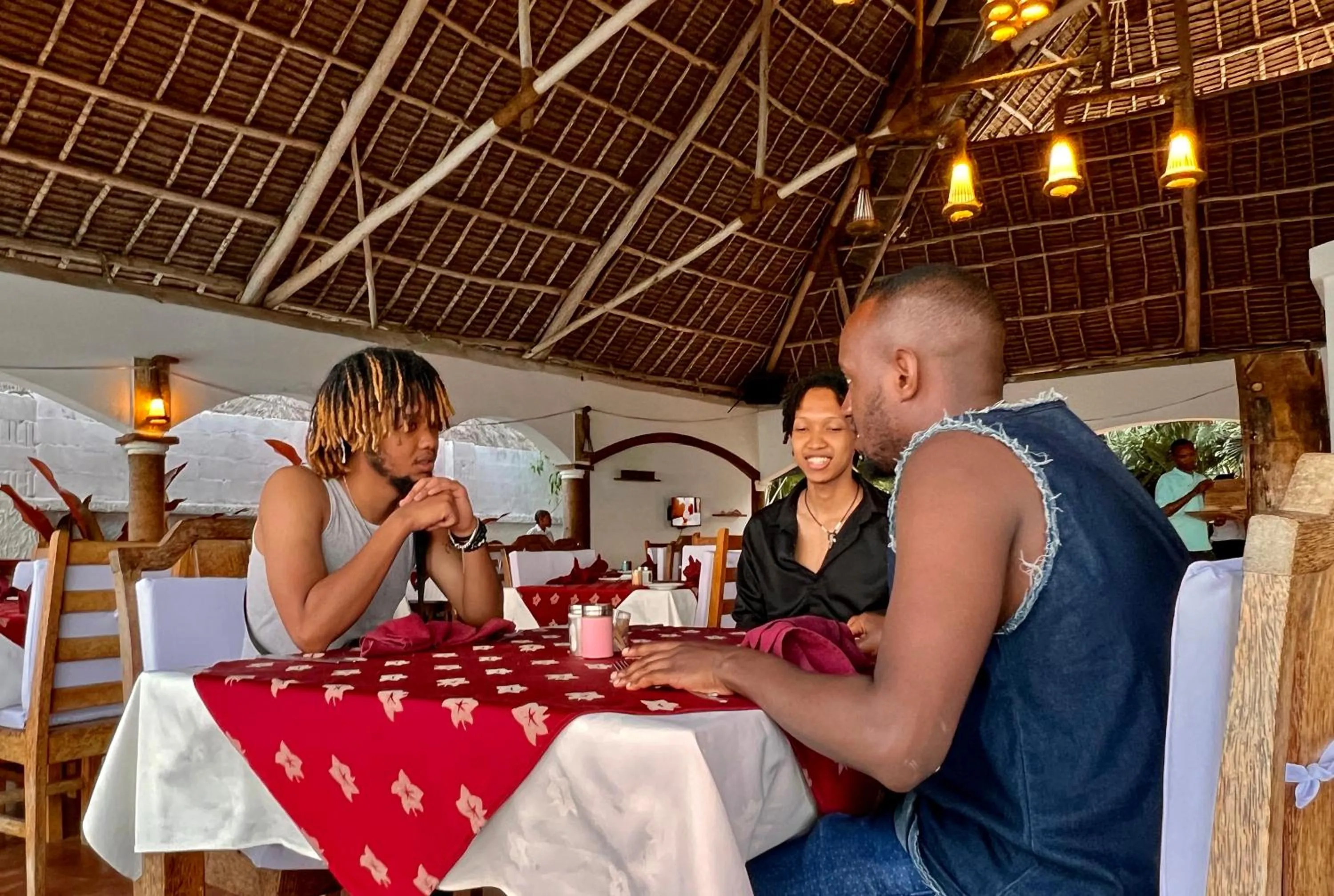 Guests in Zanzibar Bahari Villas