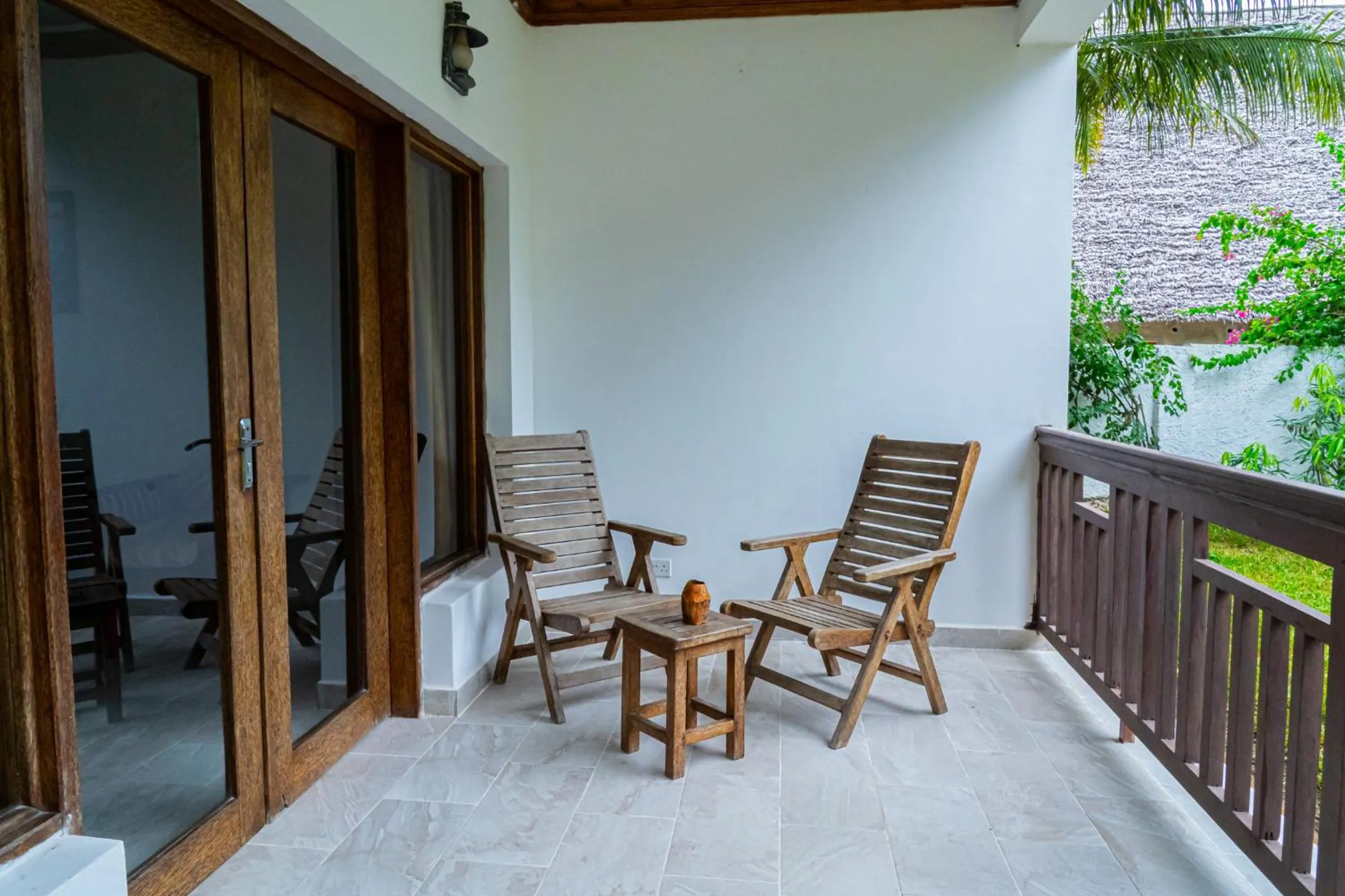 Balcony/Terrace in Zanzibar Bahari Villas