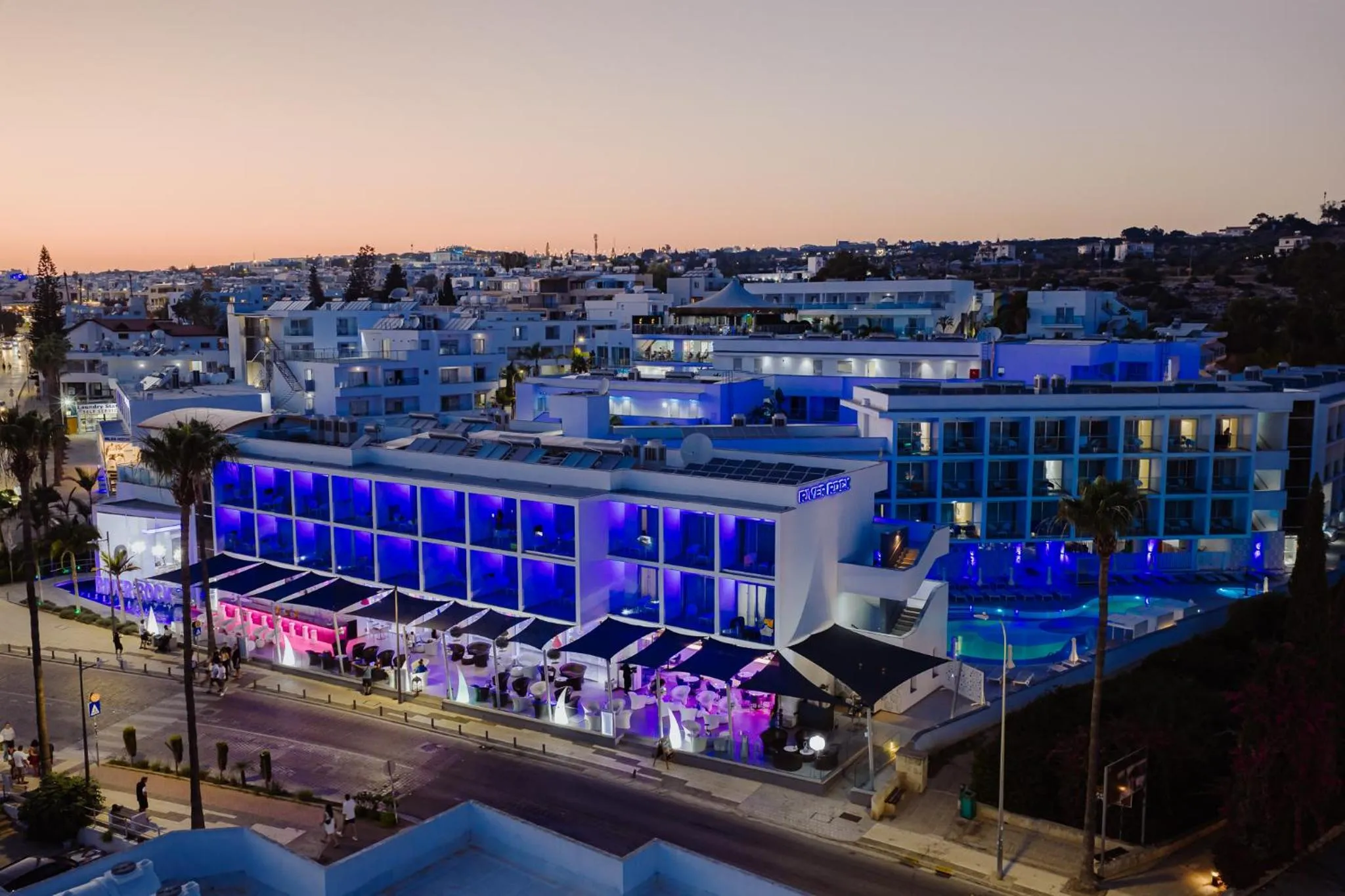 Property building in River Rock Hotel