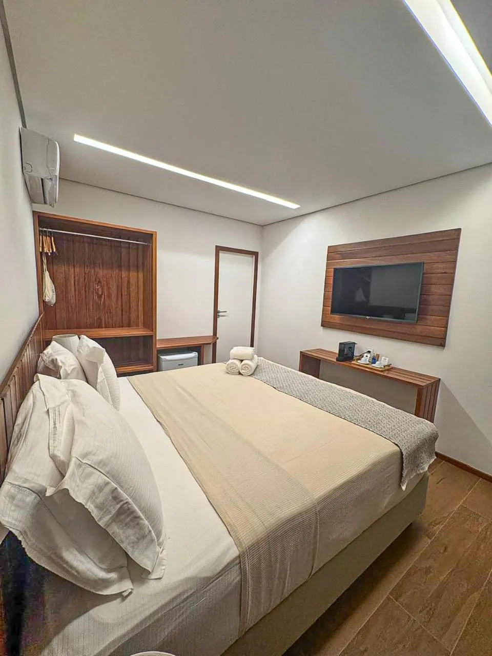 Bedroom, Bed in Pousada Malibu