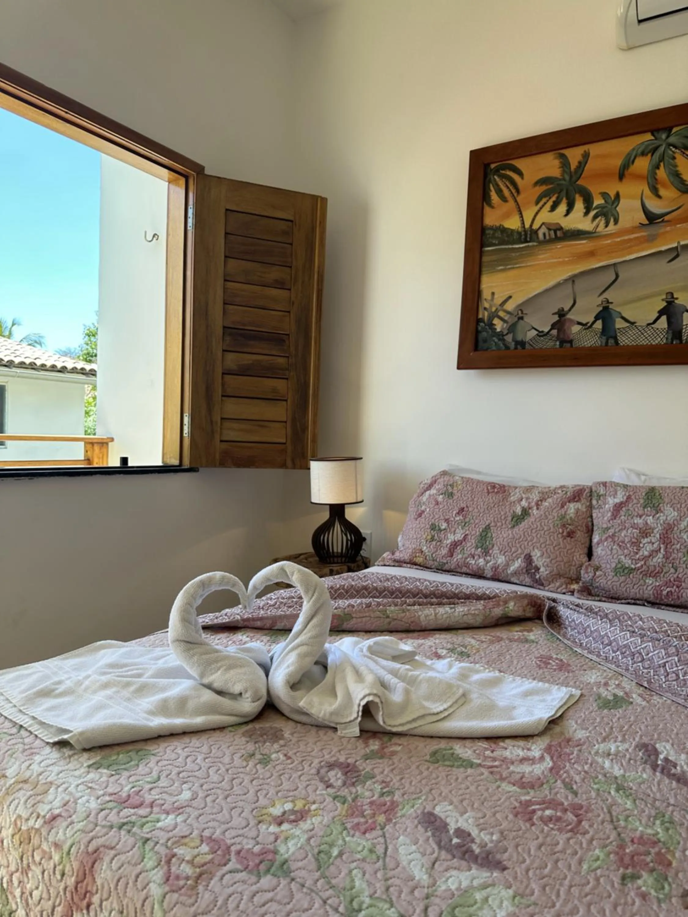 Bed in Pousada Isabel Araújo