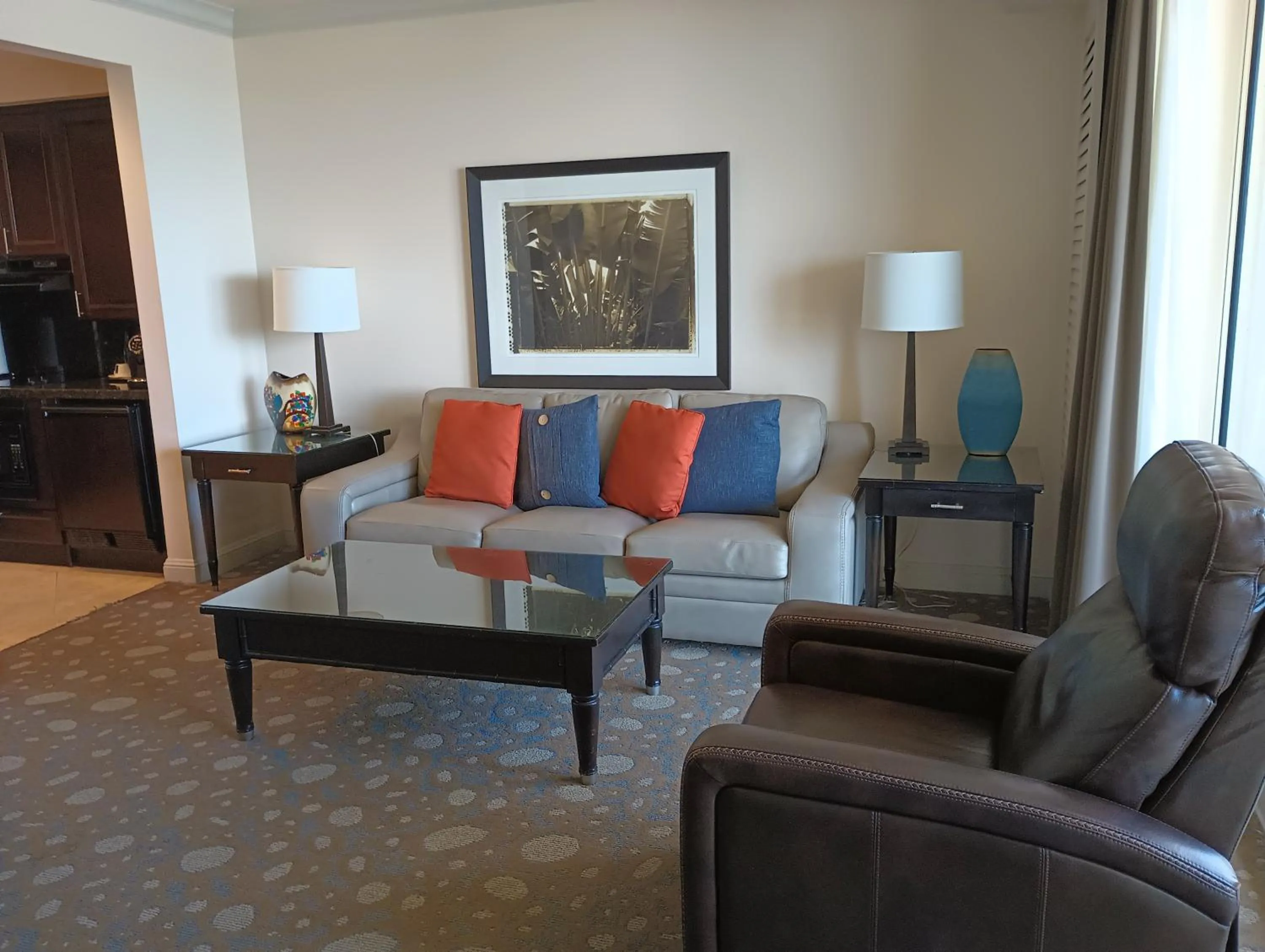 Living room in Private Residences at The Atlantic Resort & Spa