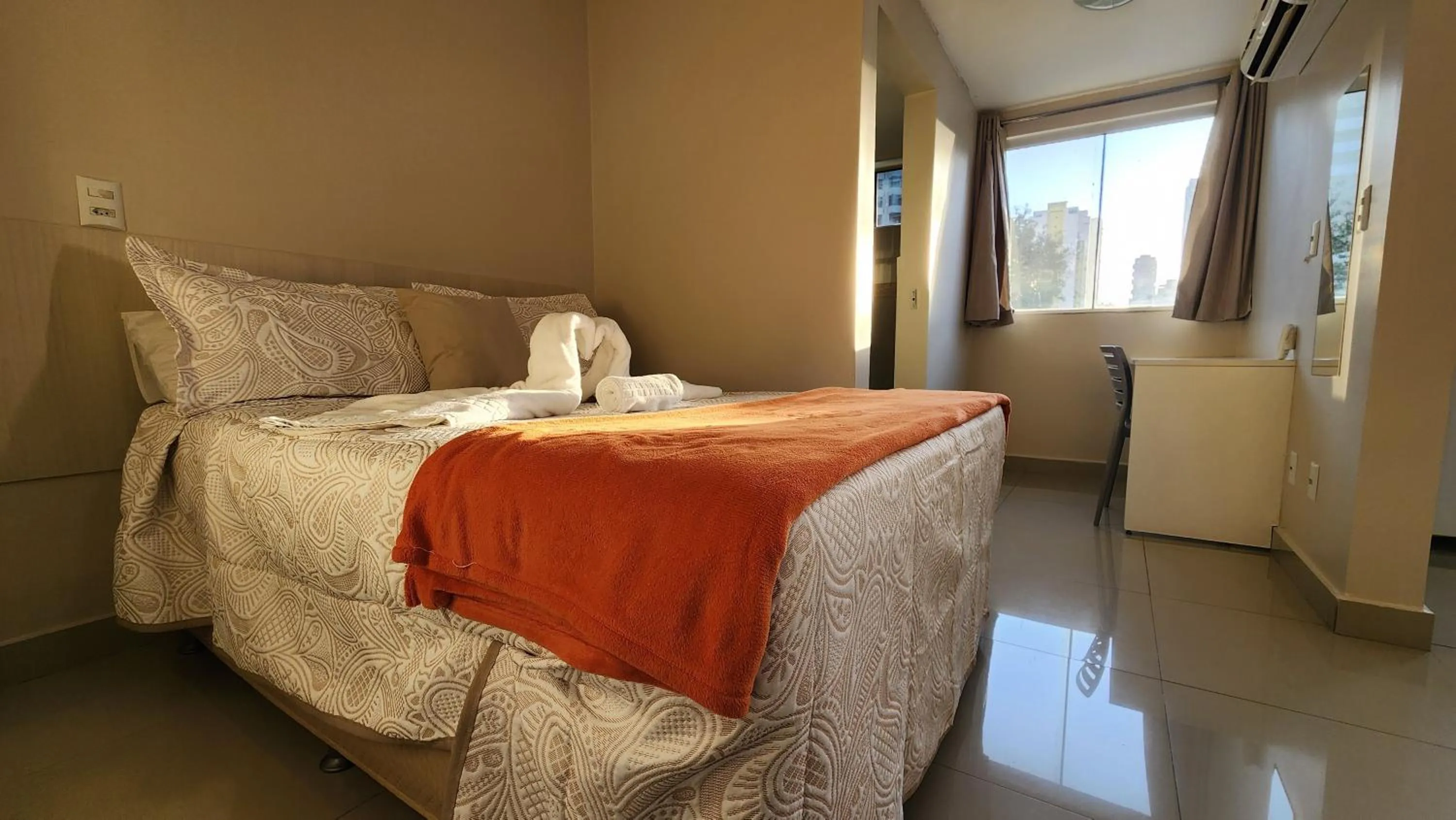 Bed in Hotel Areião
