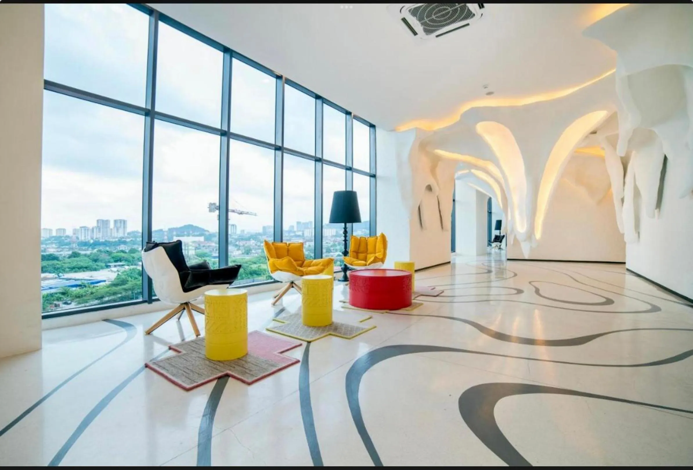 Seating area in ARTE Plus, Jalan Ampang