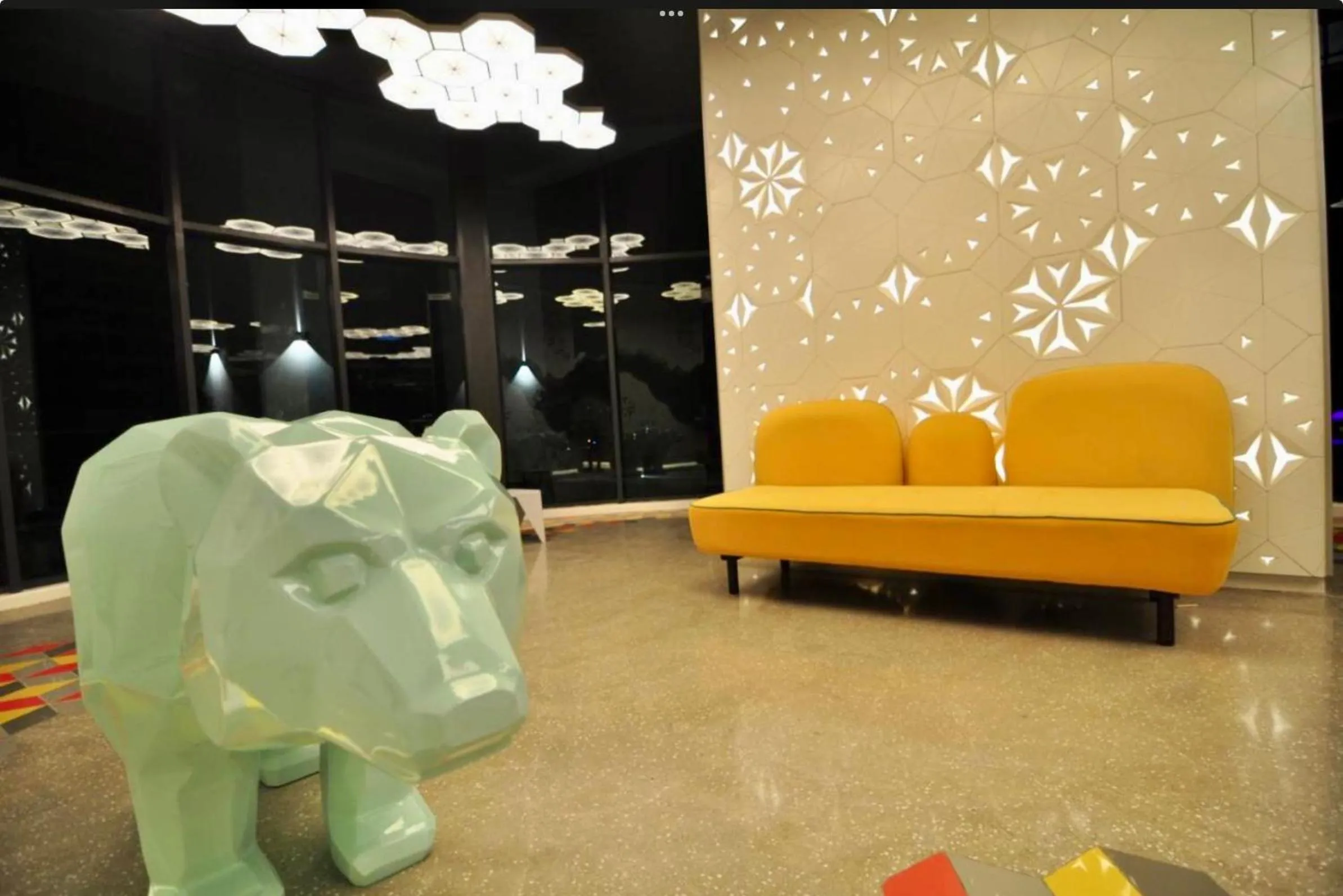 Seating area in ARTE Plus, Jalan Ampang