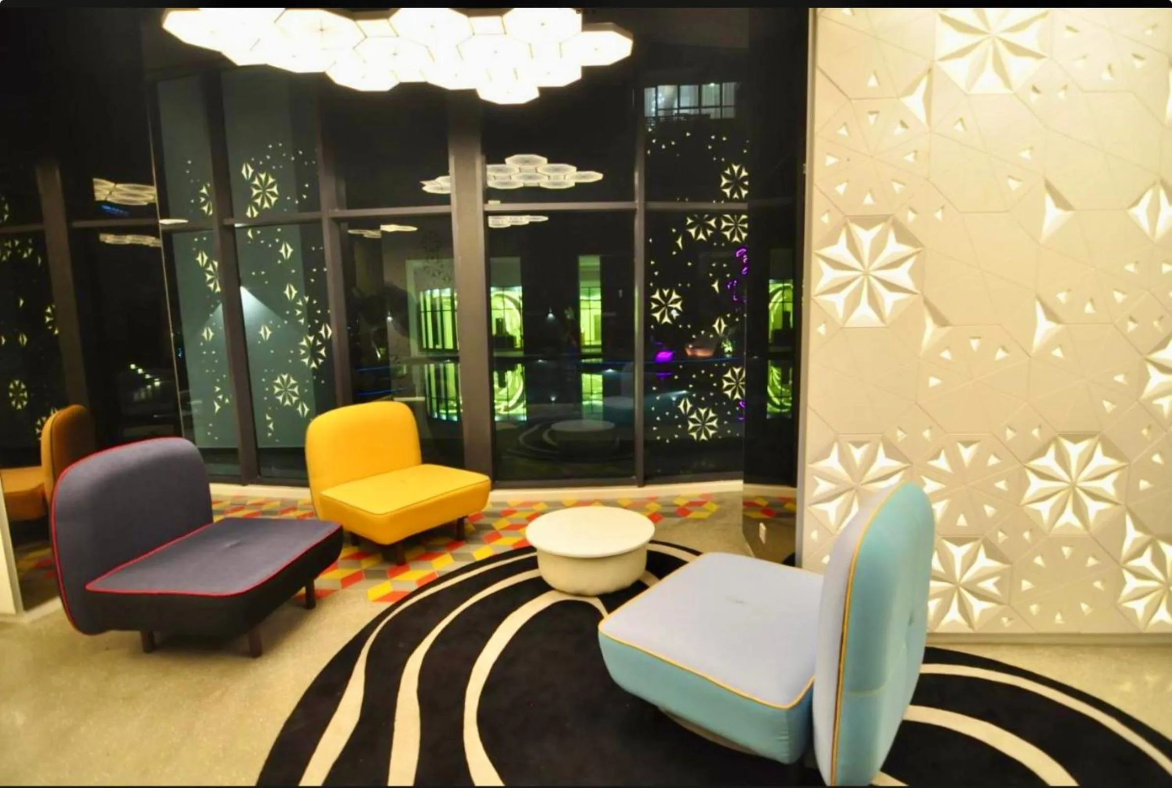 Seating area in ARTE Plus, Jalan Ampang