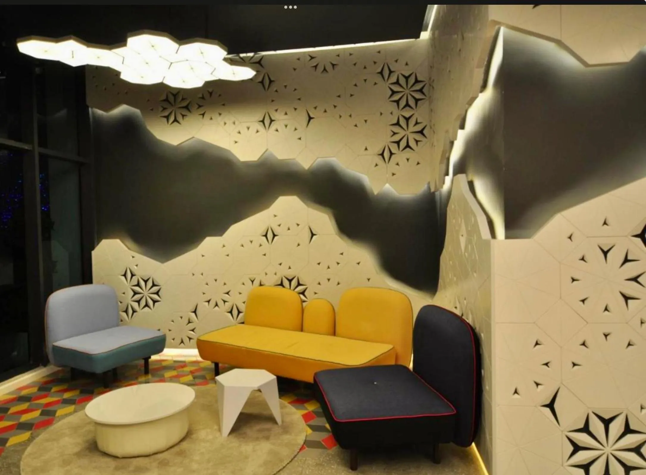 Seating area in ARTE Plus, Jalan Ampang