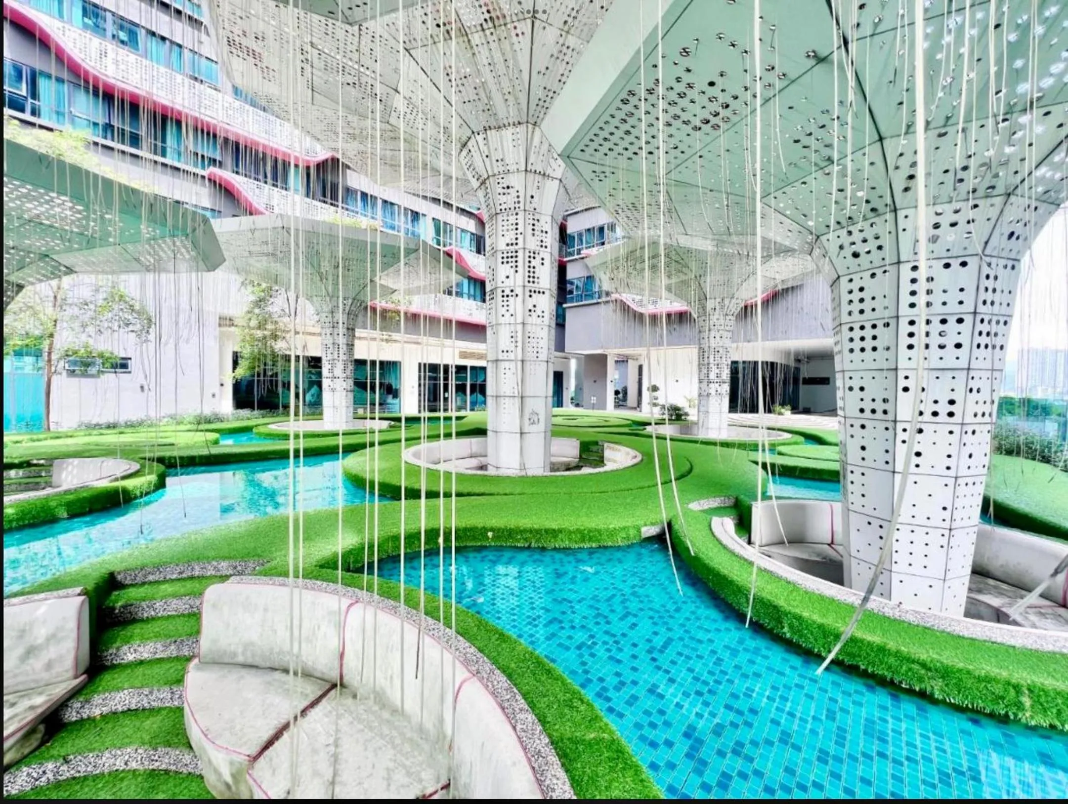 Pool view in ARTE Plus, Jalan Ampang