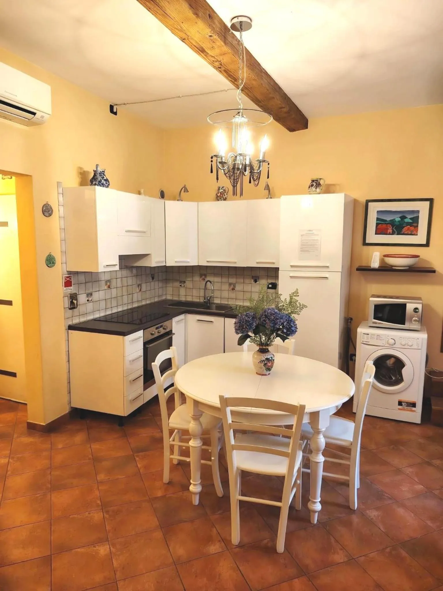 Kitchen or kitchenette in Hotel Residence La Contessina