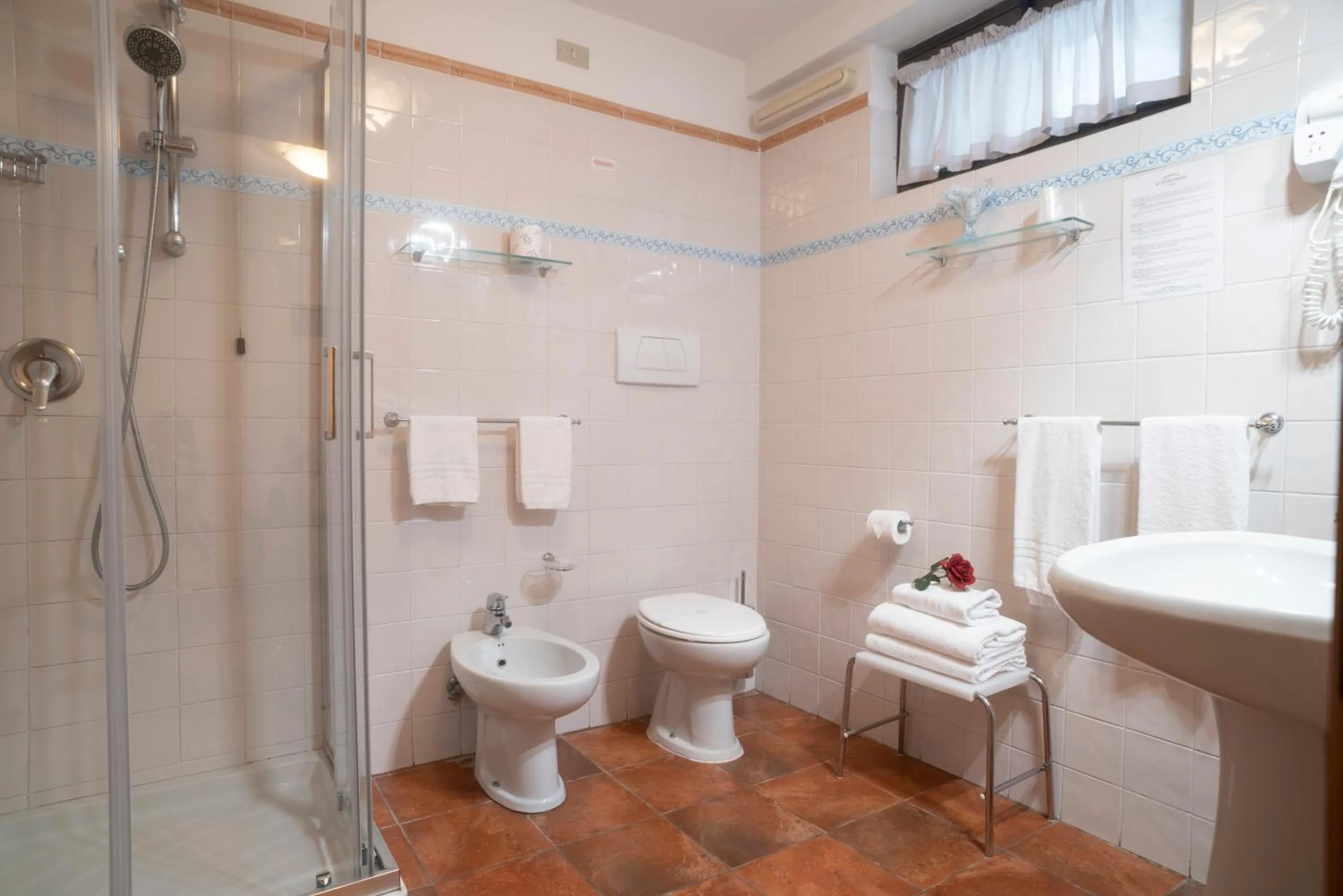 Shower in Hotel Residence La Contessina