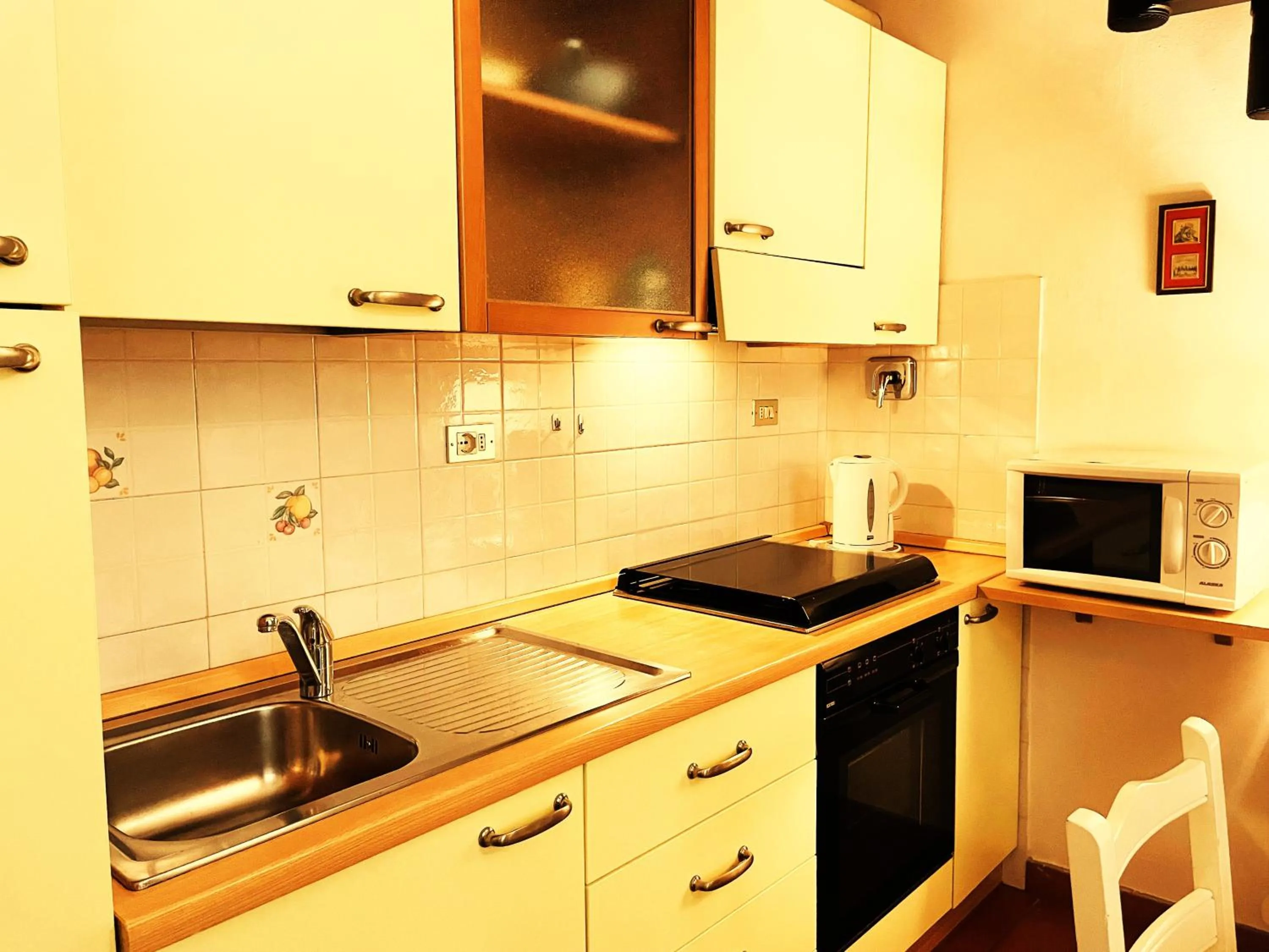 Kitchen or kitchenette in Hotel Residence La Contessina