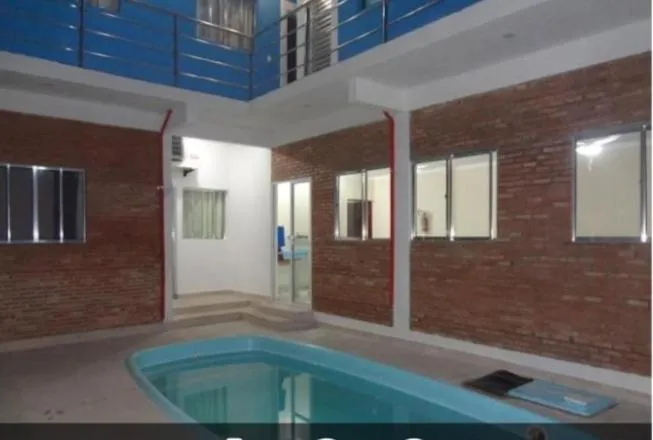 Pool view in Pousada PG One
