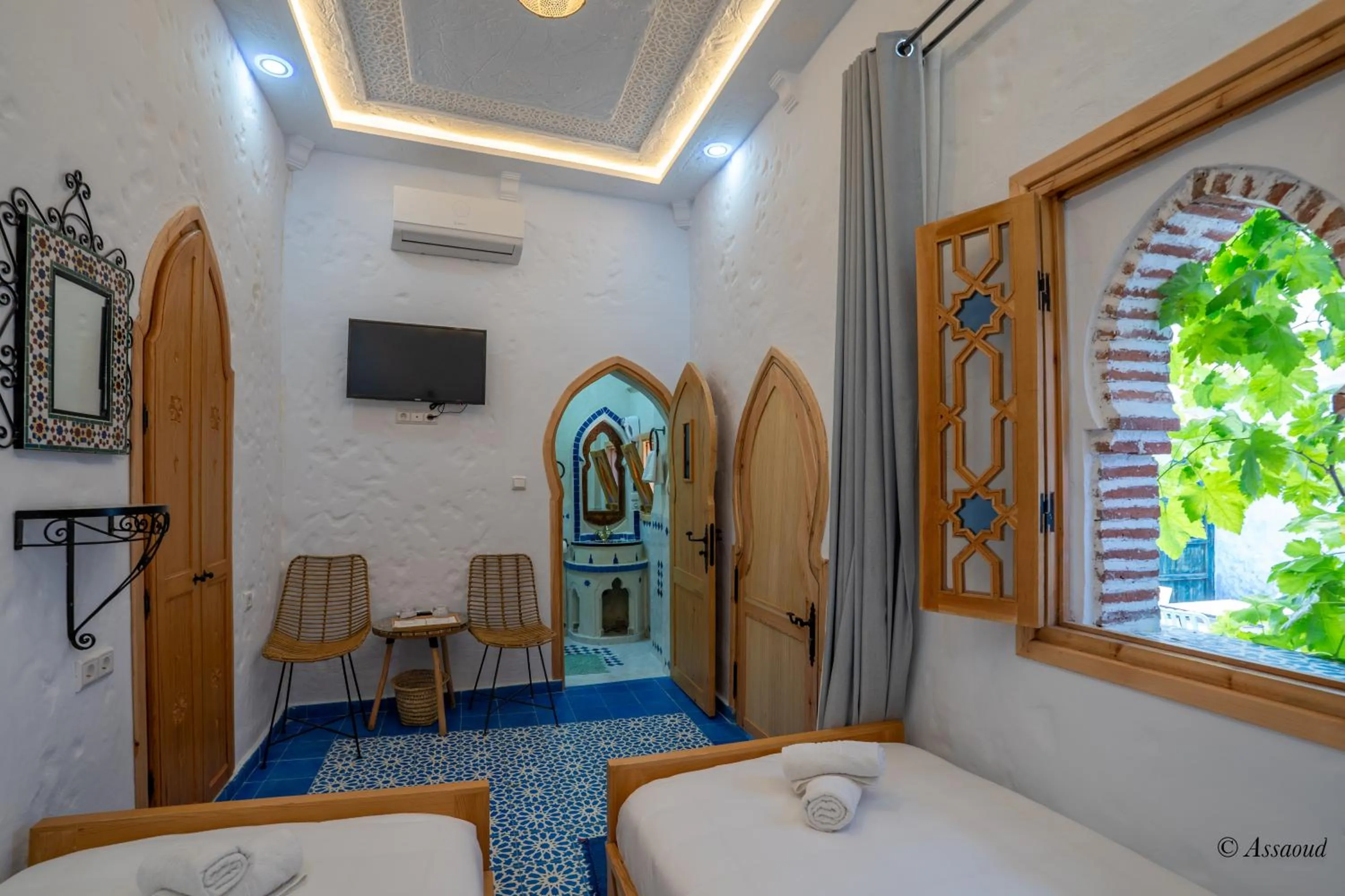 Bed in Riad ALHAMBRA